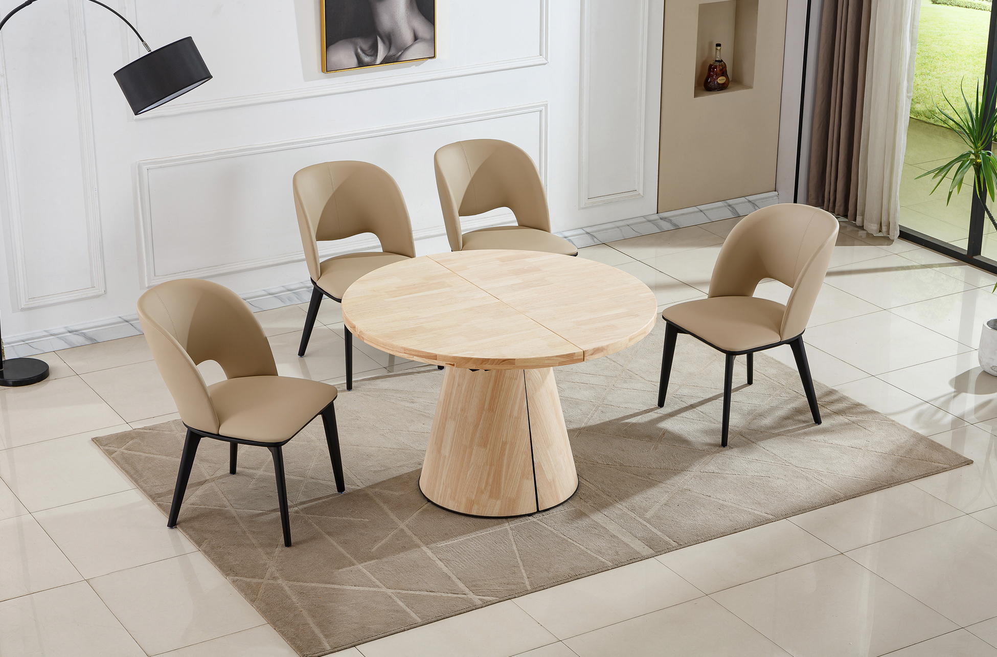 MESA COMEDOR EXTENSIBLE KENIA 120 - 160 - 200 CM NORDISH. - Imagen 6