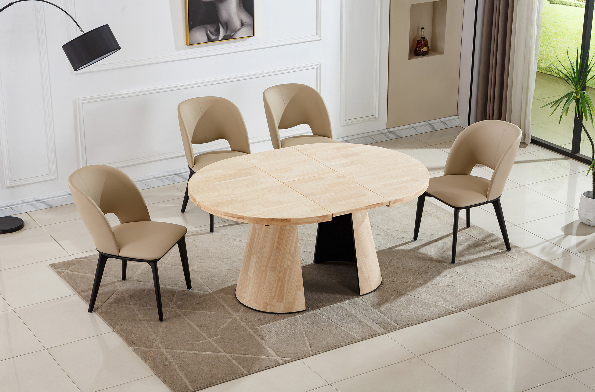 MESA COMEDOR EXTENSIBLE KENIA 120 - 160 - 200 CM NORDISH. - Imagen 7
