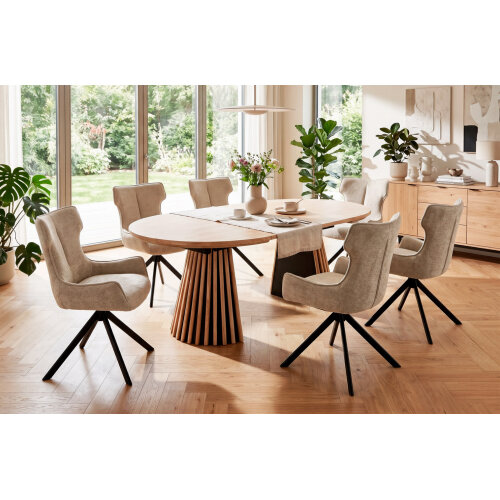 MESA COMEDOR EXTENSIBLE GROVE 100 - 140 - 180 CM NORDISH
