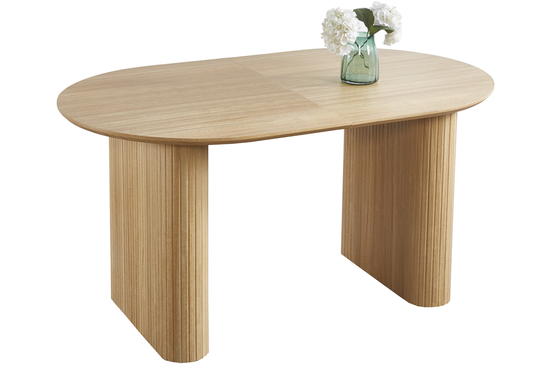 MESA COMEDOR OVAL EXTENSIBLE 150 - 190 - 230 CM PIETRA OAK. - Imagen 2