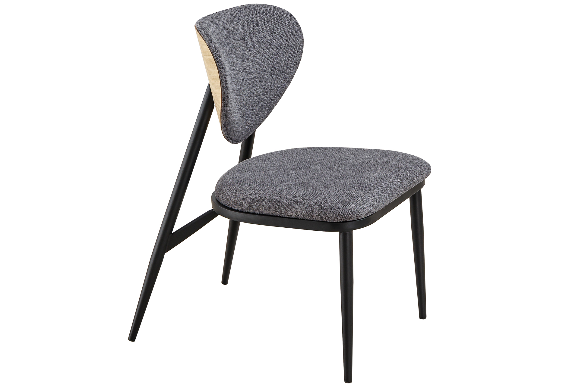 SILLA COMEDOR MOON TEJIDO GRIS - Imagen 3
