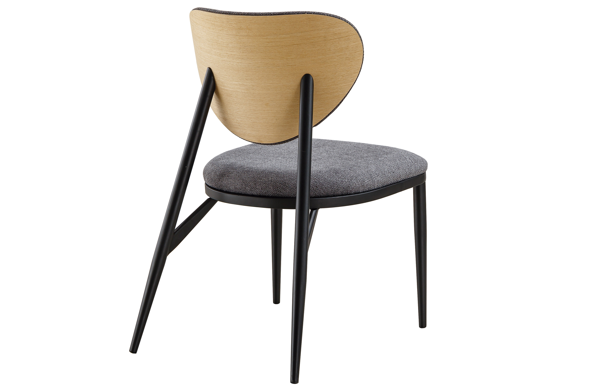 SILLA COMEDOR MOON TEJIDO GRIS - Imagen 4