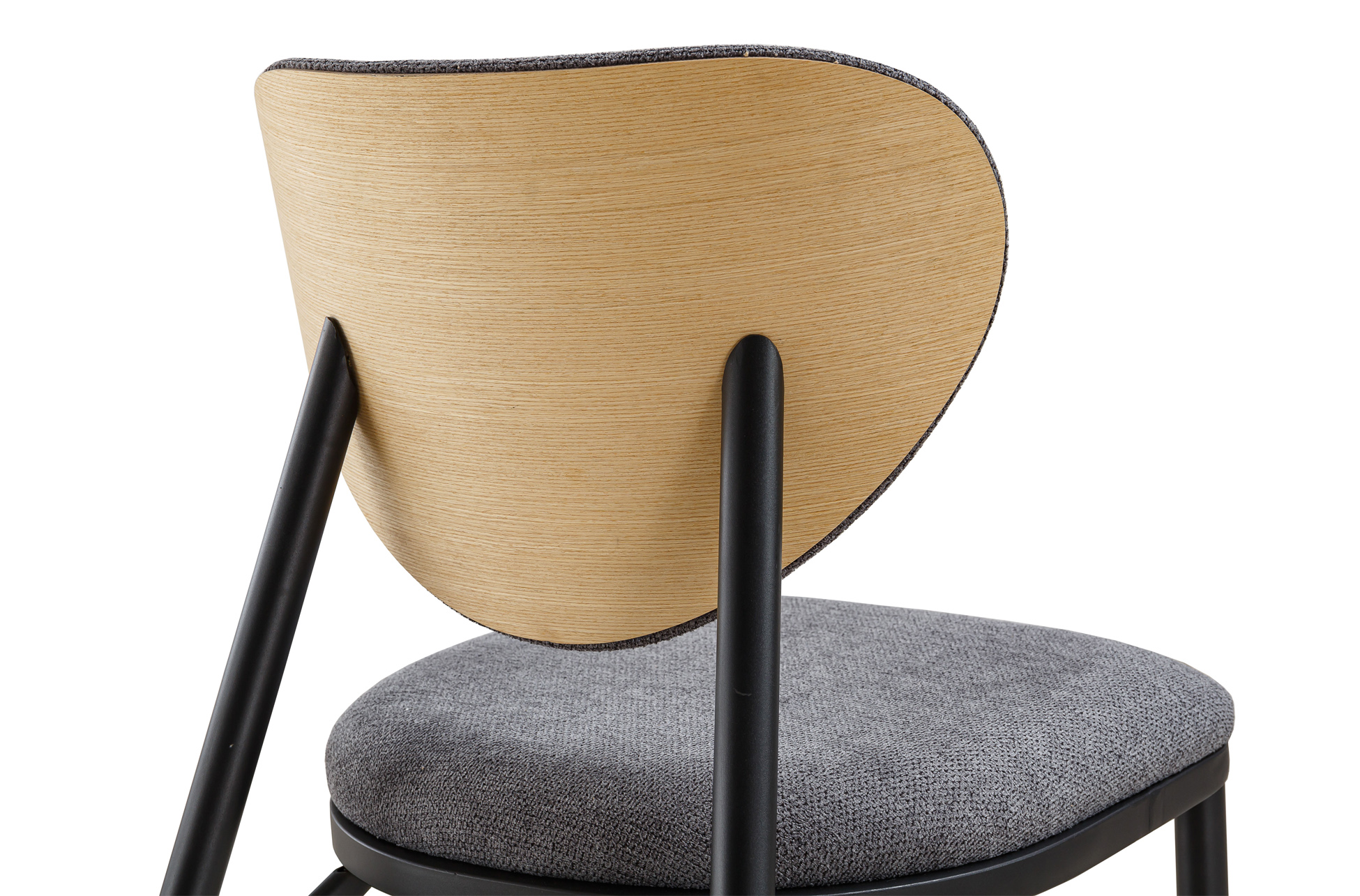 SILLA COMEDOR MOON TEJIDO GRIS - Imagen 5
