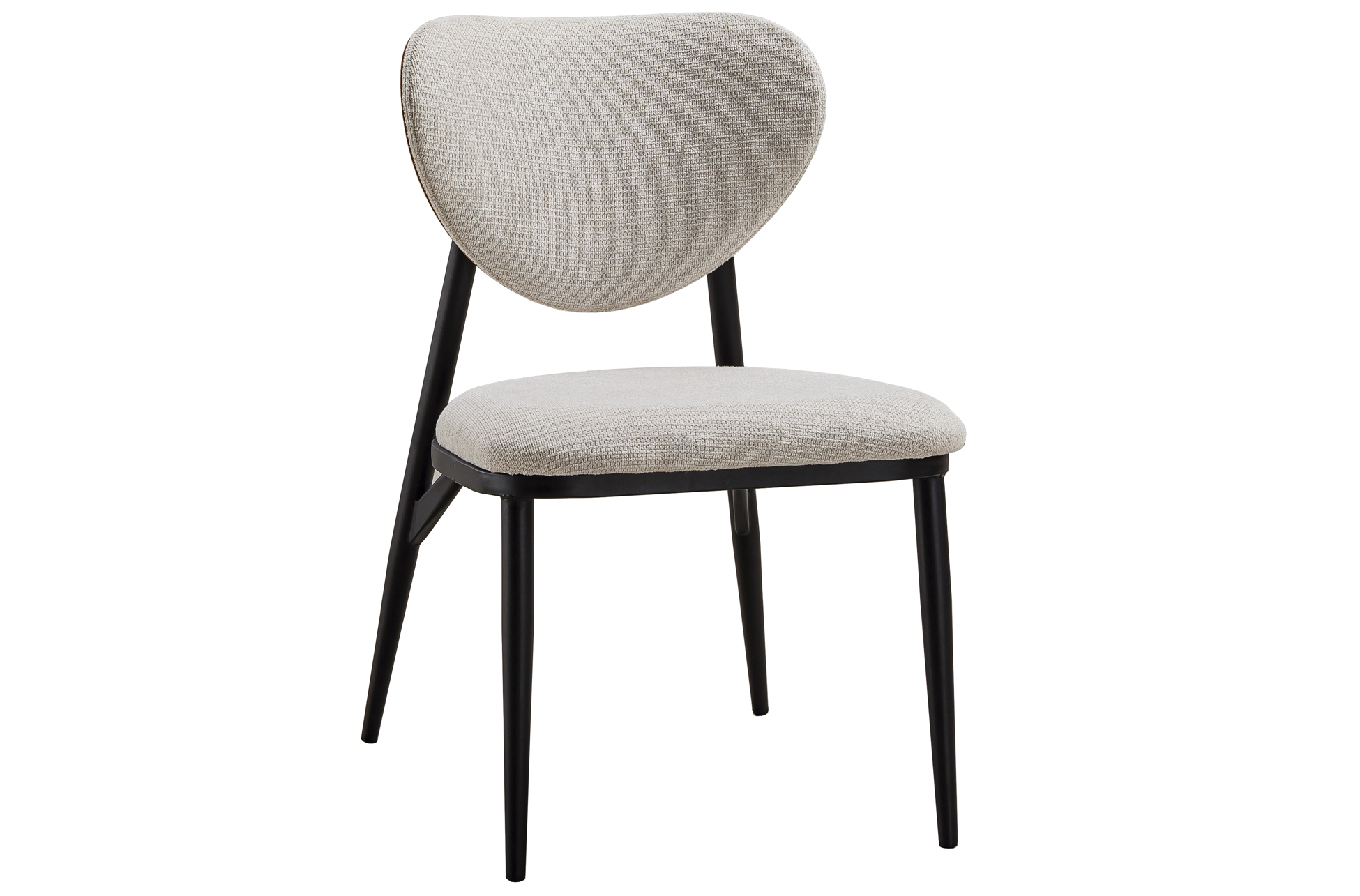SILLA COMEDOR MOON TEJIDO BEIGE - Imagen 3
