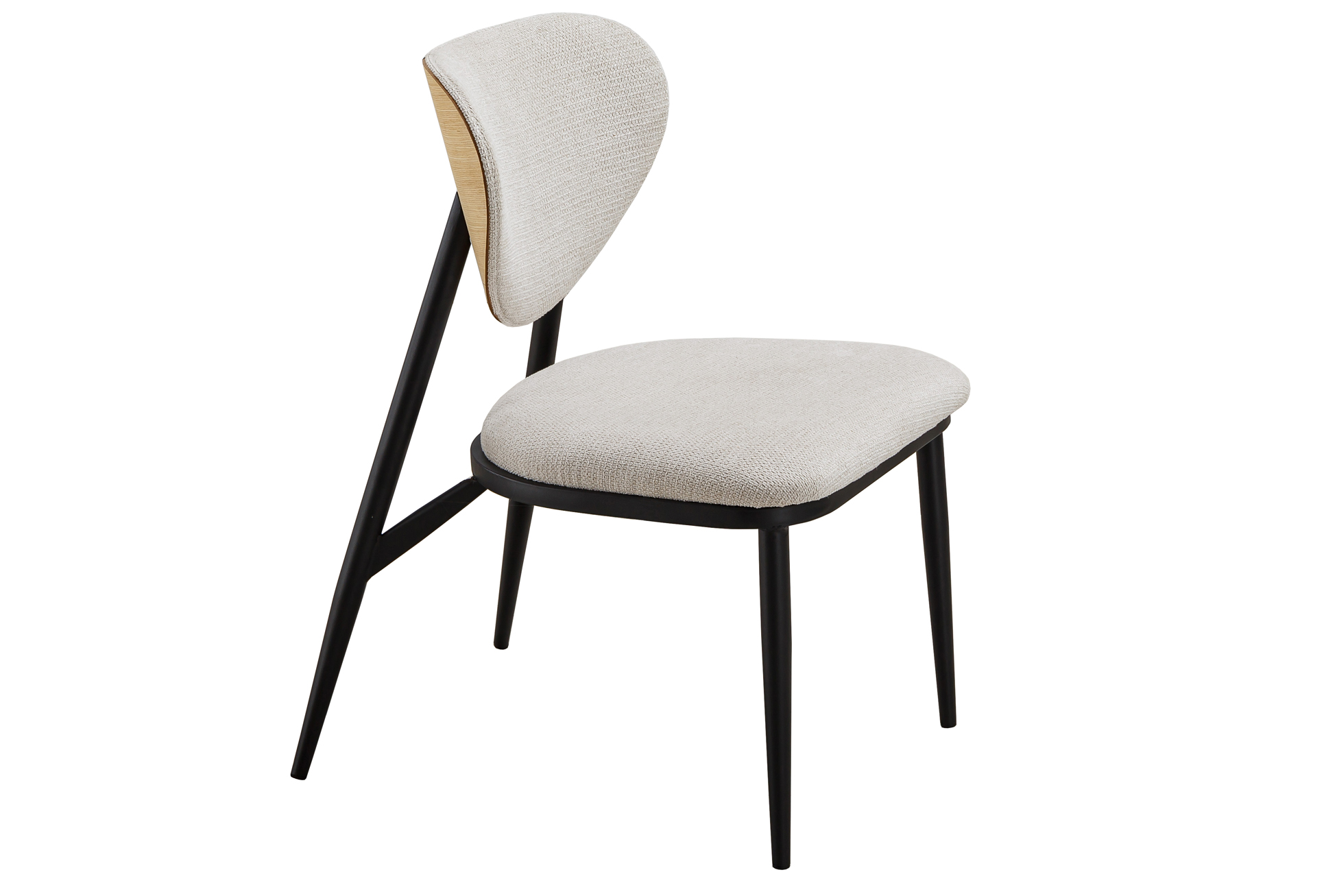 SILLA COMEDOR MOON TEJIDO BEIGE - Imagen 4