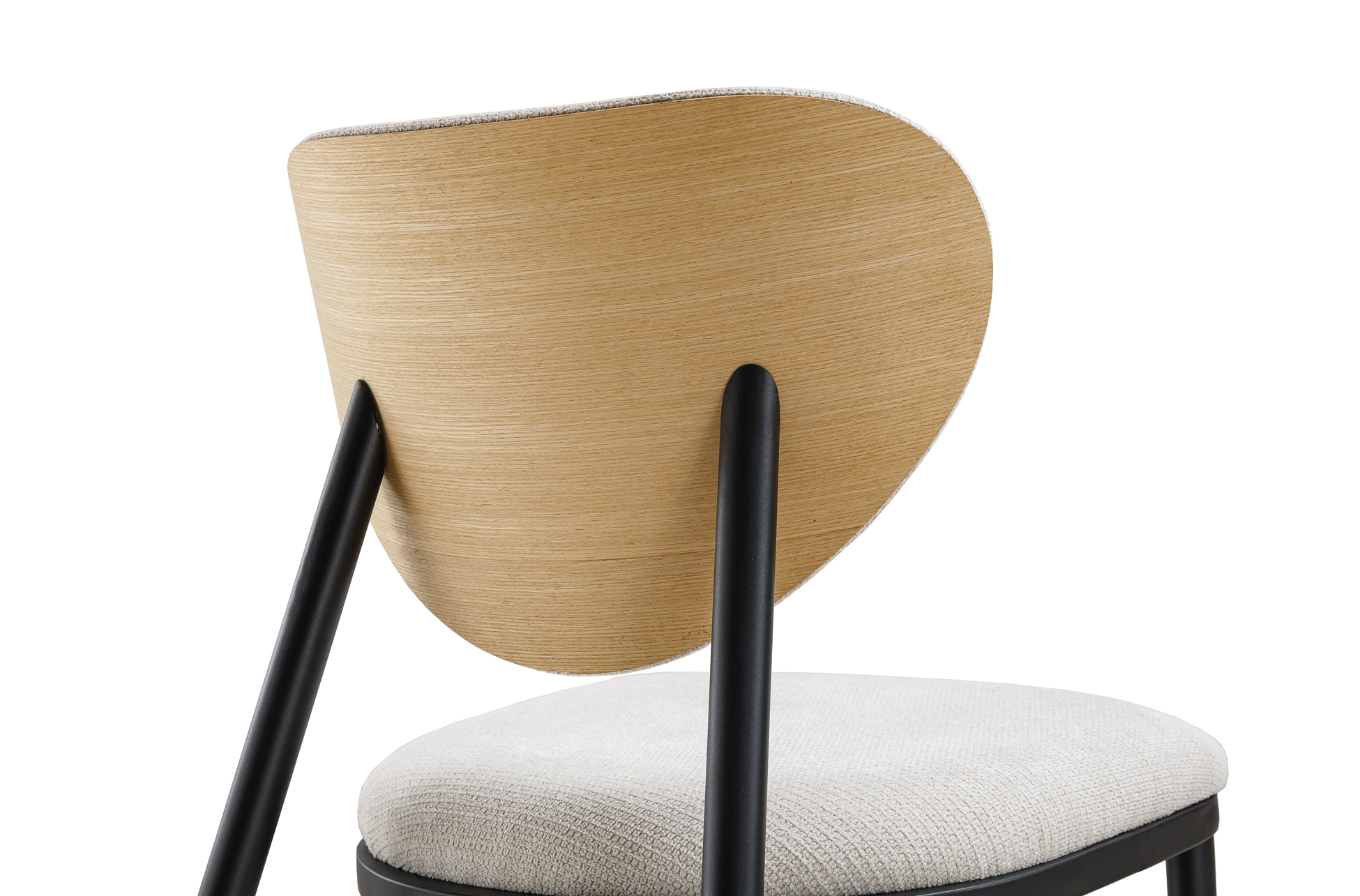 SILLA COMEDOR MOON TEJIDO BEIGE - Imagen 5