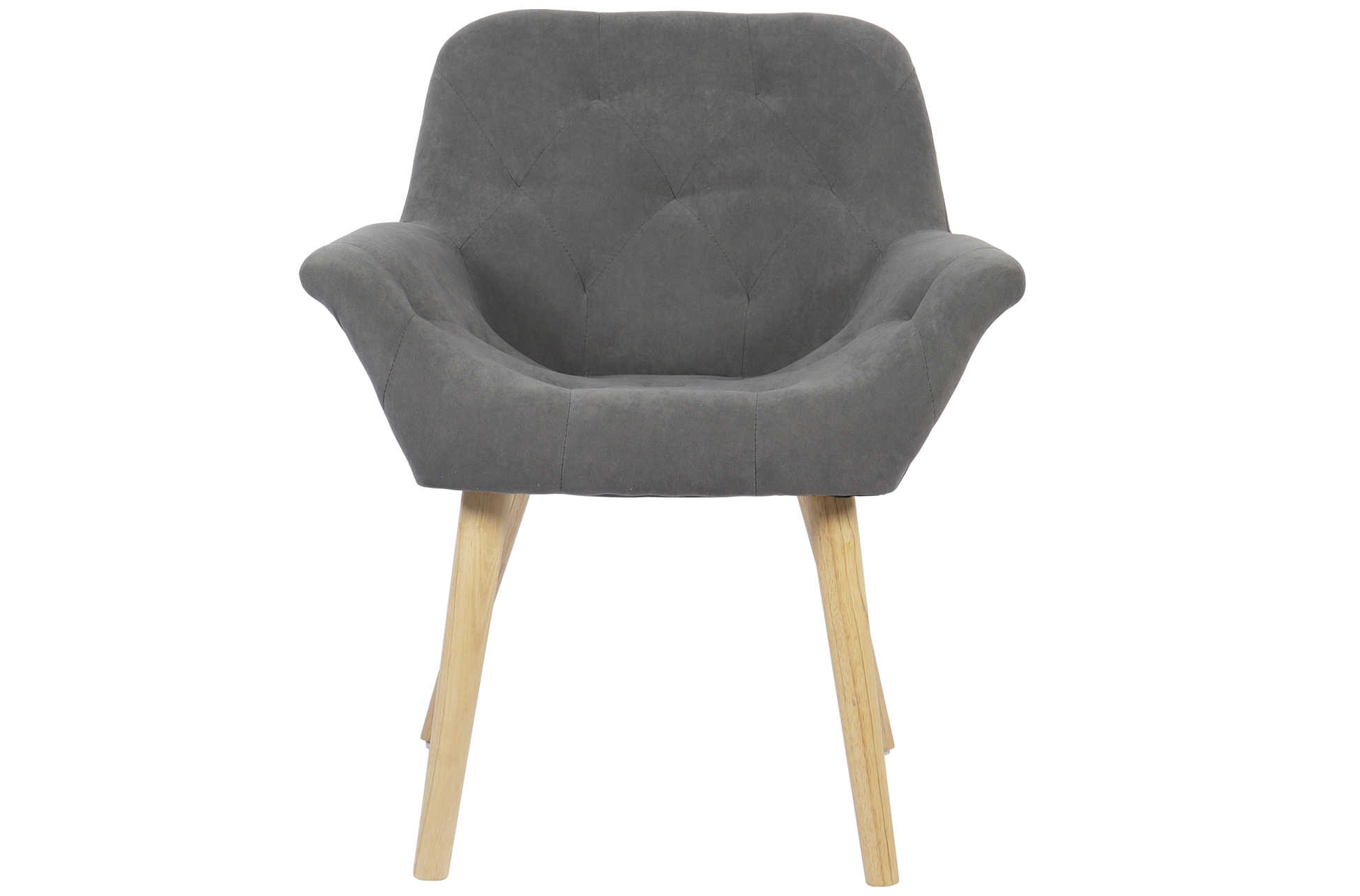 SILLA COMEDOR NATURE MICROFIBRA GRIS - Imagen 3