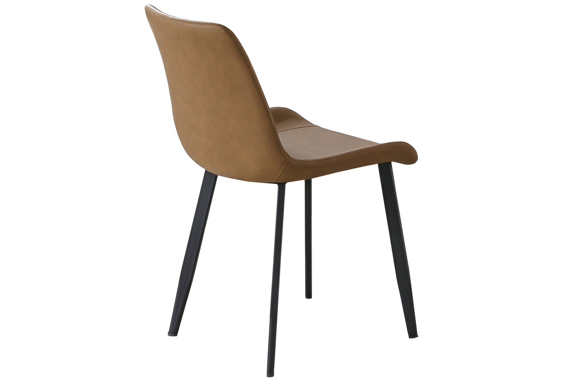 SILLA LIS CUIR MARRON - Imagen 2