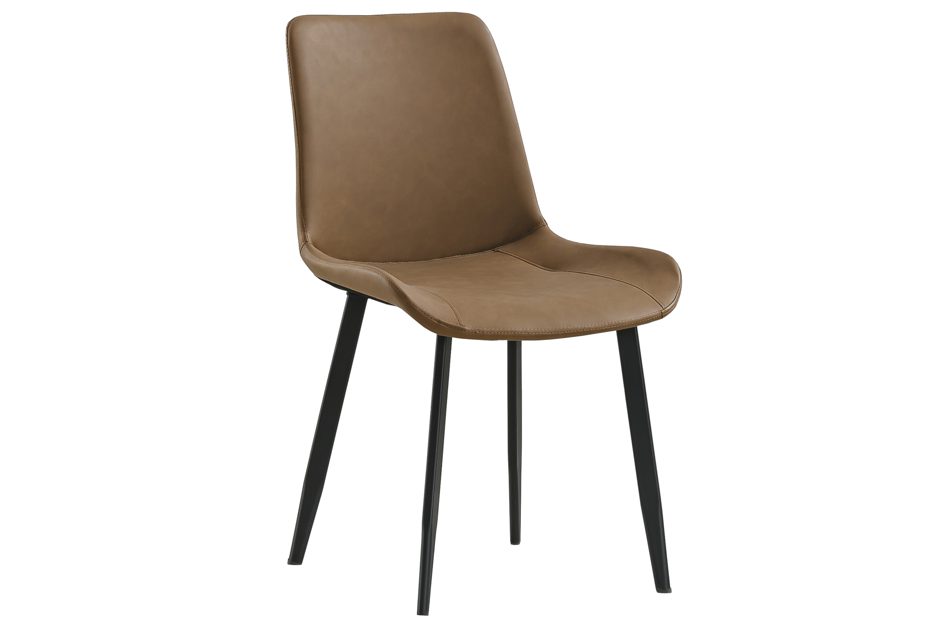 SILLA LIS CUIR MARRON - Imagen 3