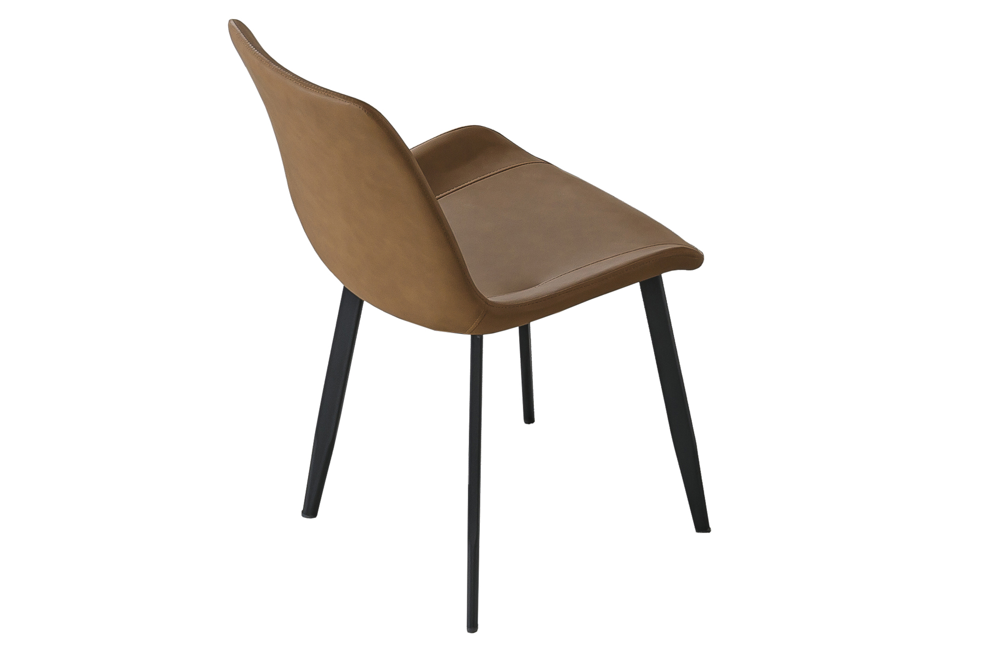 SILLA LIS CUIR MARRON - Imagen 4