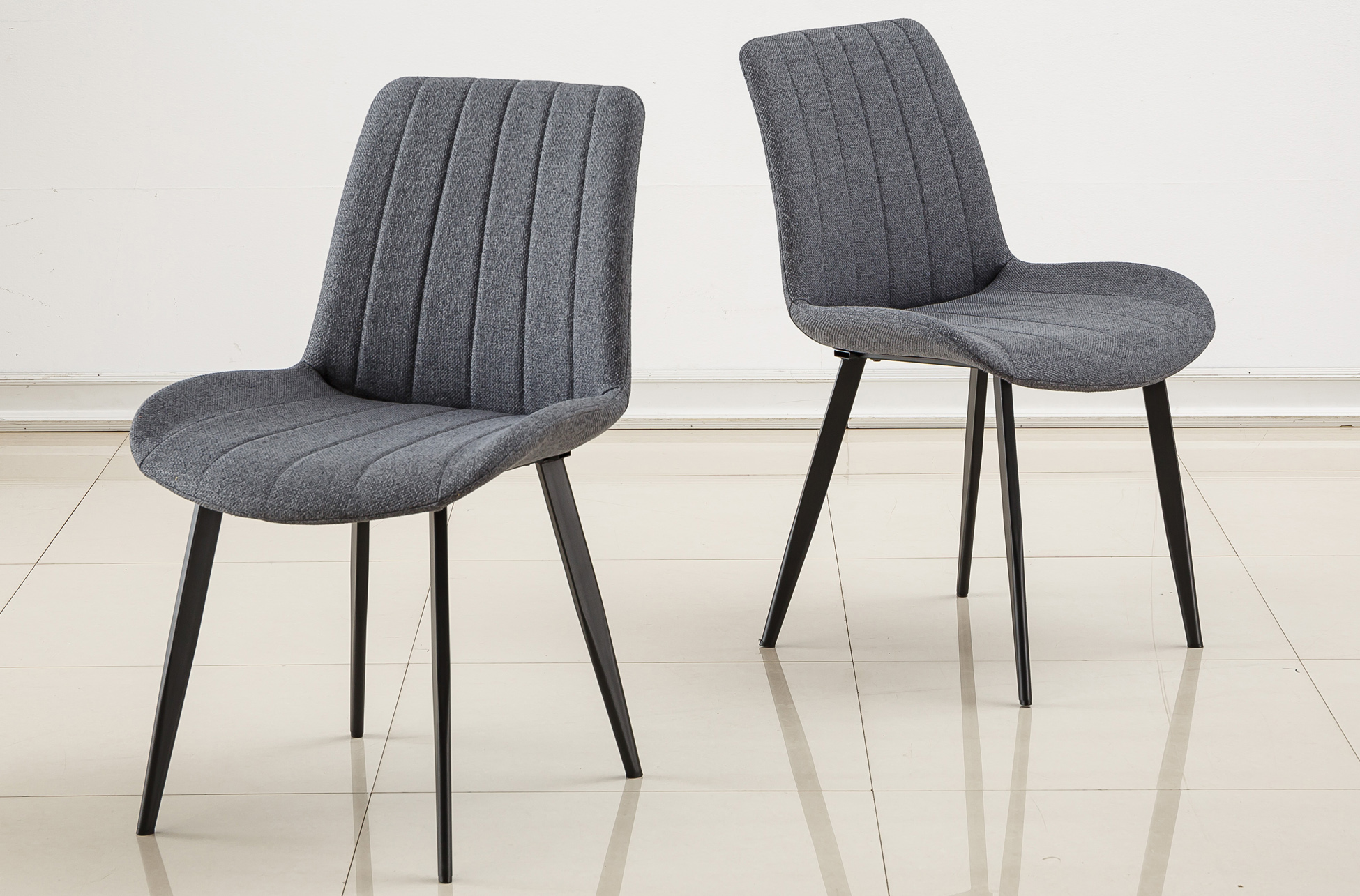 SILLA COMEDOR SOPHIE TEJIDO GRIS - Imagen 4