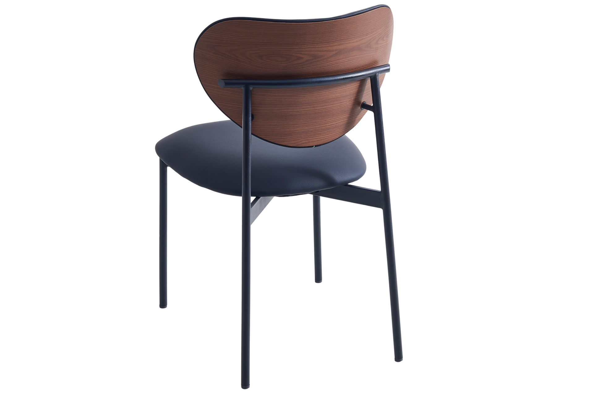 SILLA COMEDOR EVA SIMIL PIEL NEGRO - Imagen 2