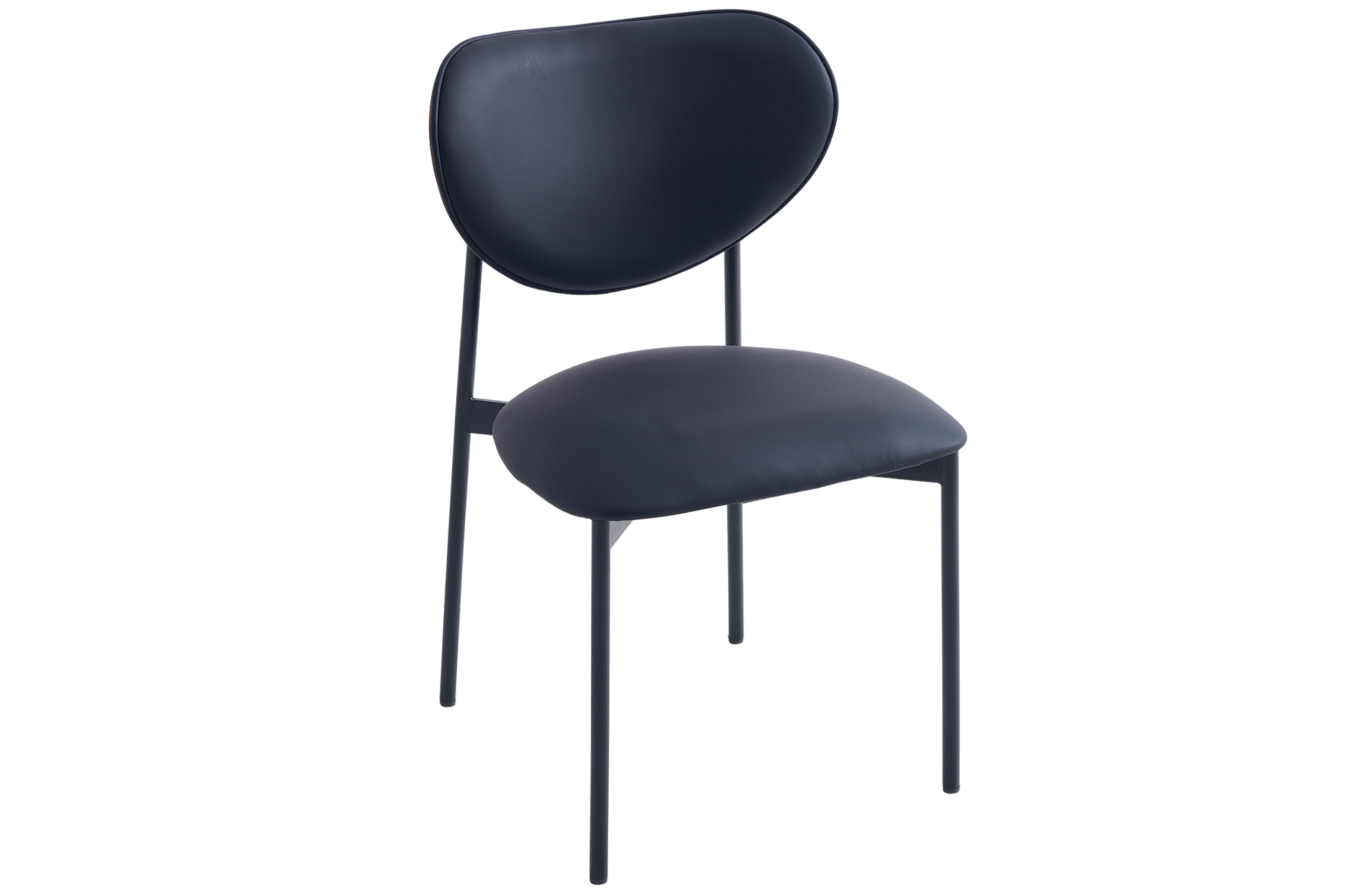 SILLA COMEDOR EVA SIMIL PIEL NEGRO - Imagen 3