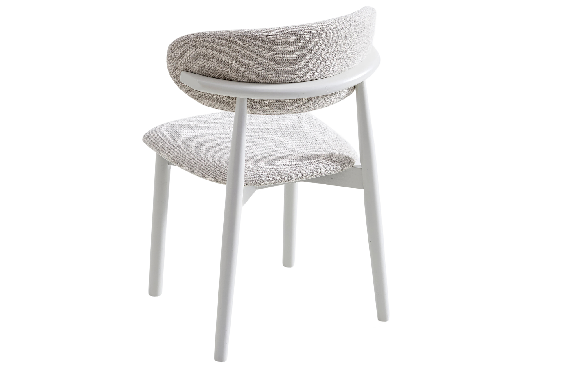 SILLA COMEDOR VERA BEIGE BLANCO - Imagen 2