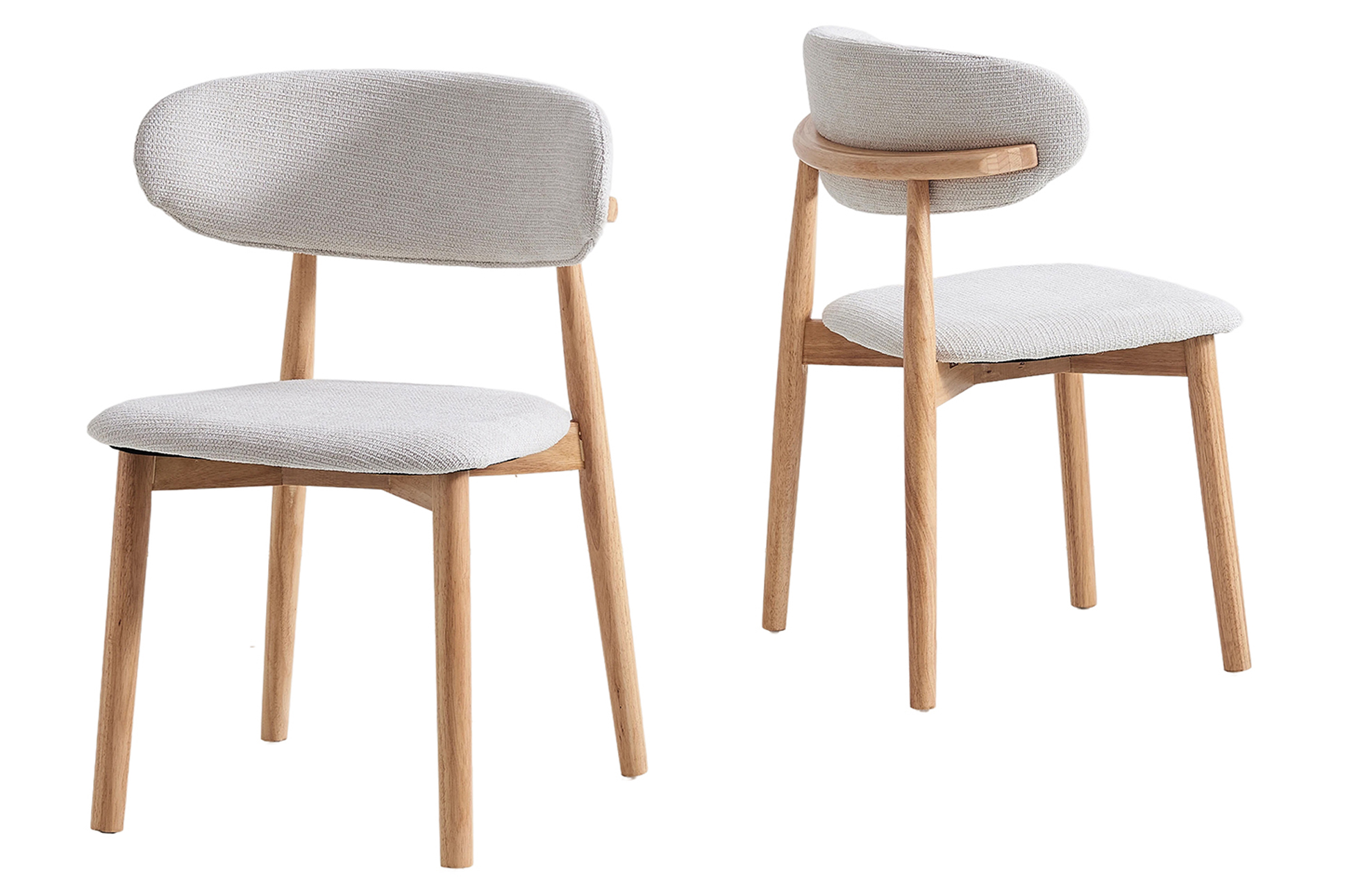 SILLA COMEDOR VERA BEIGE / NATURE - Imagen 4
