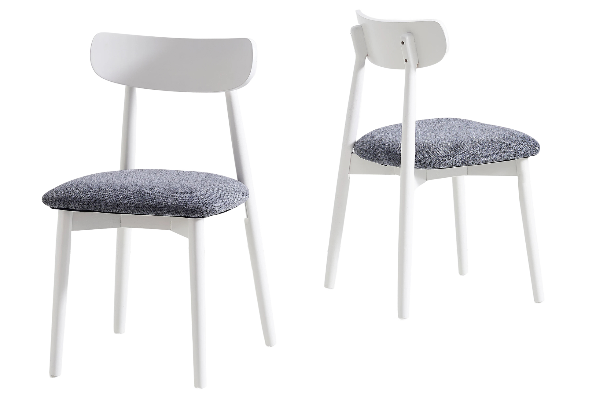SILLA COMEDOR SHIA GRIS / BLANCO - Imagen 4