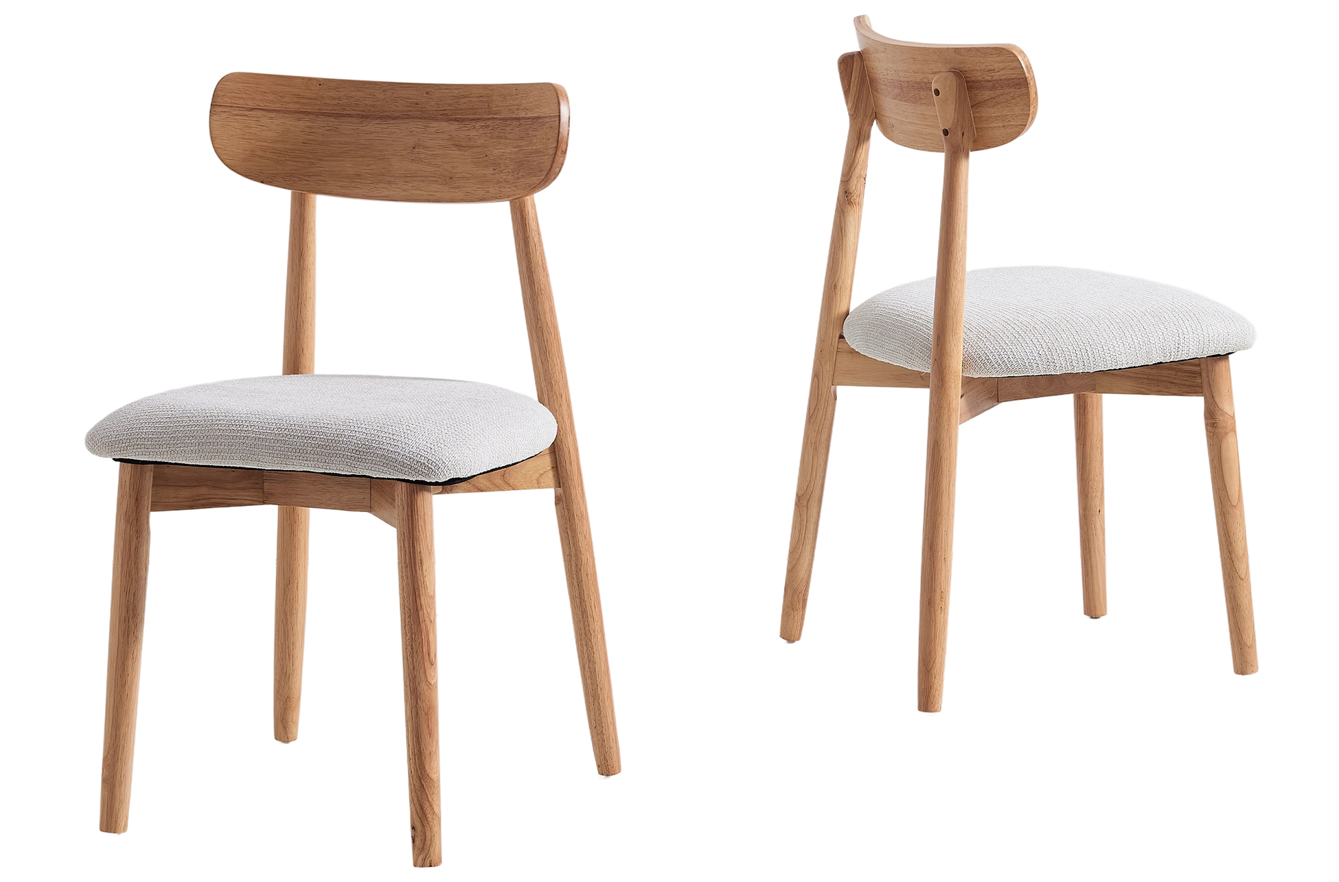 SILLA COMEDOR SHIA BEIGE / NATURAL - Imagen 4