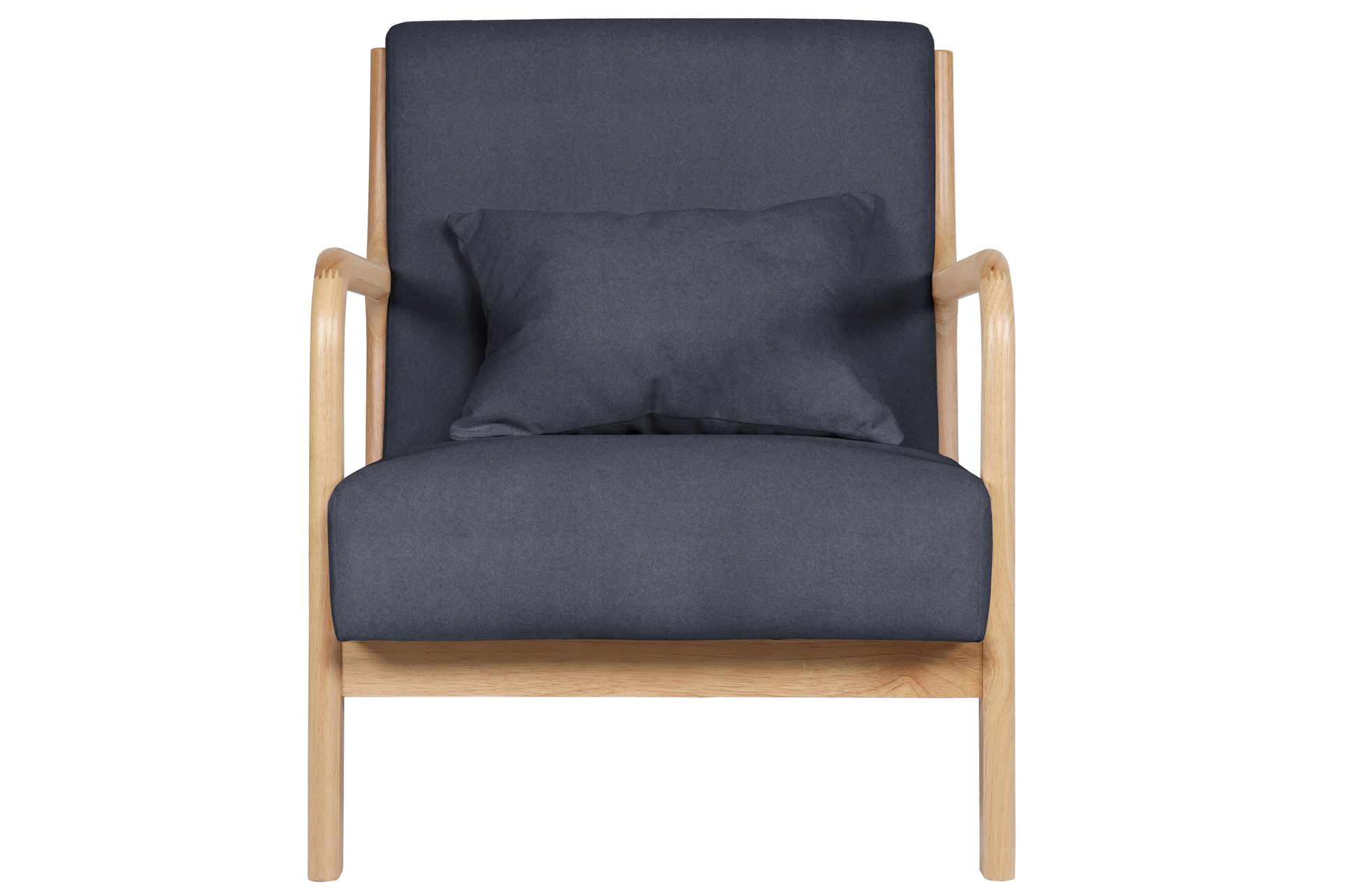 BUTACA TOKIO TEJIDO GRIS / MADERA - Imagen 3