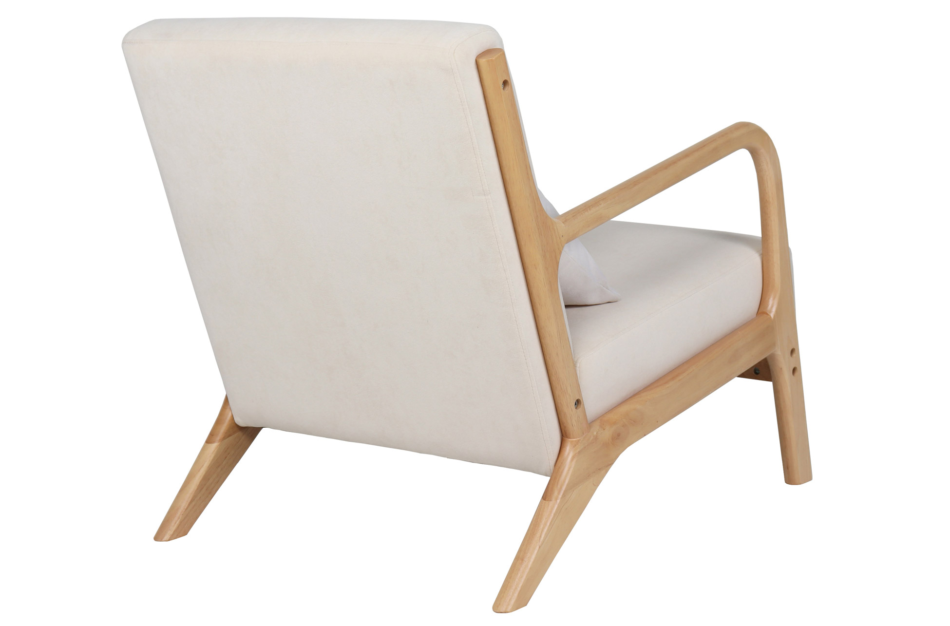 BUTACA TOKIO MICROFIBRA BEIGE / MADERA - Imagen 6