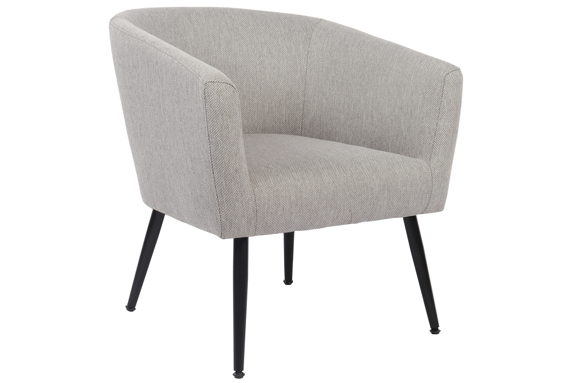 BUTACA CIRCULAR MELROSE GRIS MELANGE - Imagen 3