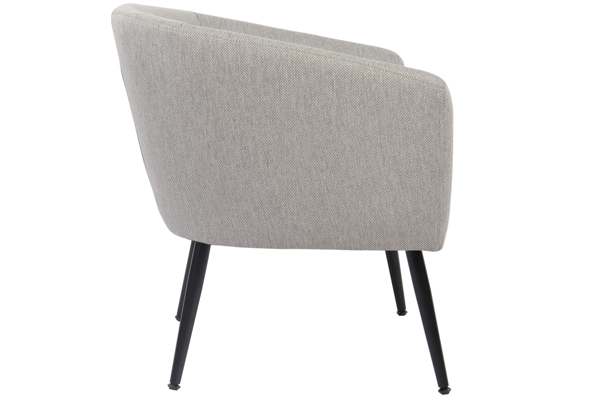 BUTACA CIRCULAR MELROSE GRIS MELANGE - Imagen 4
