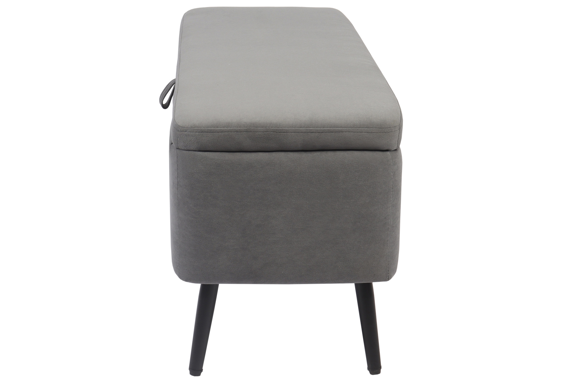 BAUL TAPIZADO MAISON 110 x 40 CM MICROFIBRA GRIS - Imagen 4