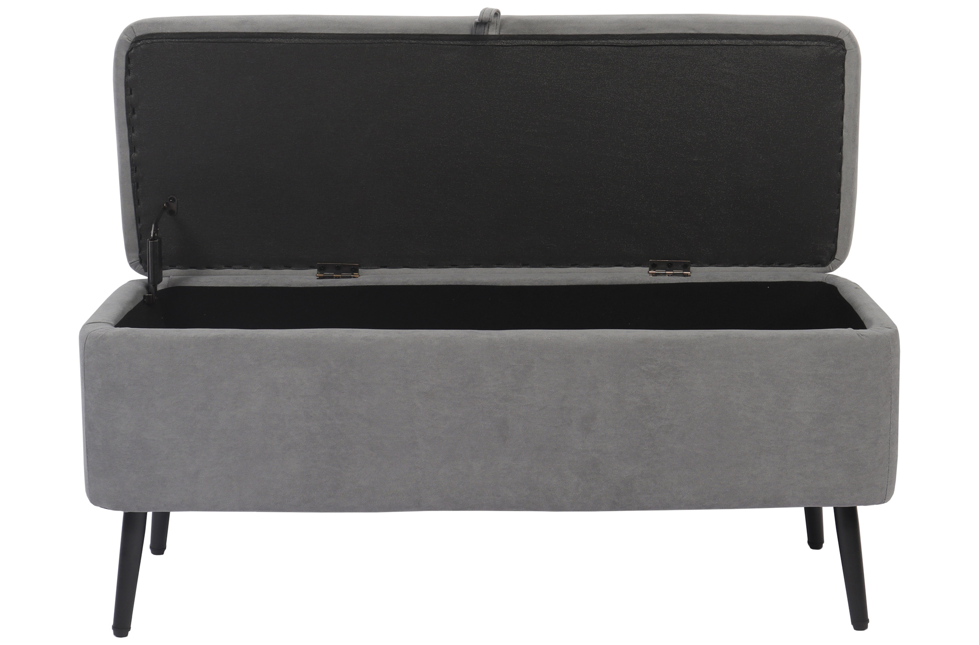 BAUL TAPIZADO MAISON 110 x 40 CM MICROFIBRA GRIS - Imagen 6