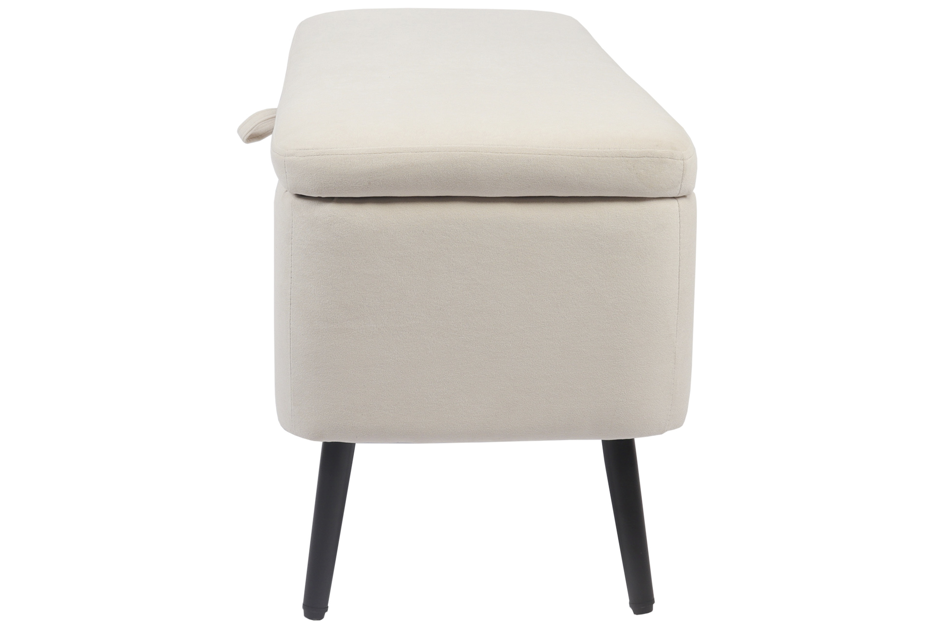 BAUL TAPIZADO MAISON 110 x 40 CM MICROFIBRA CREMA - Imagen 4