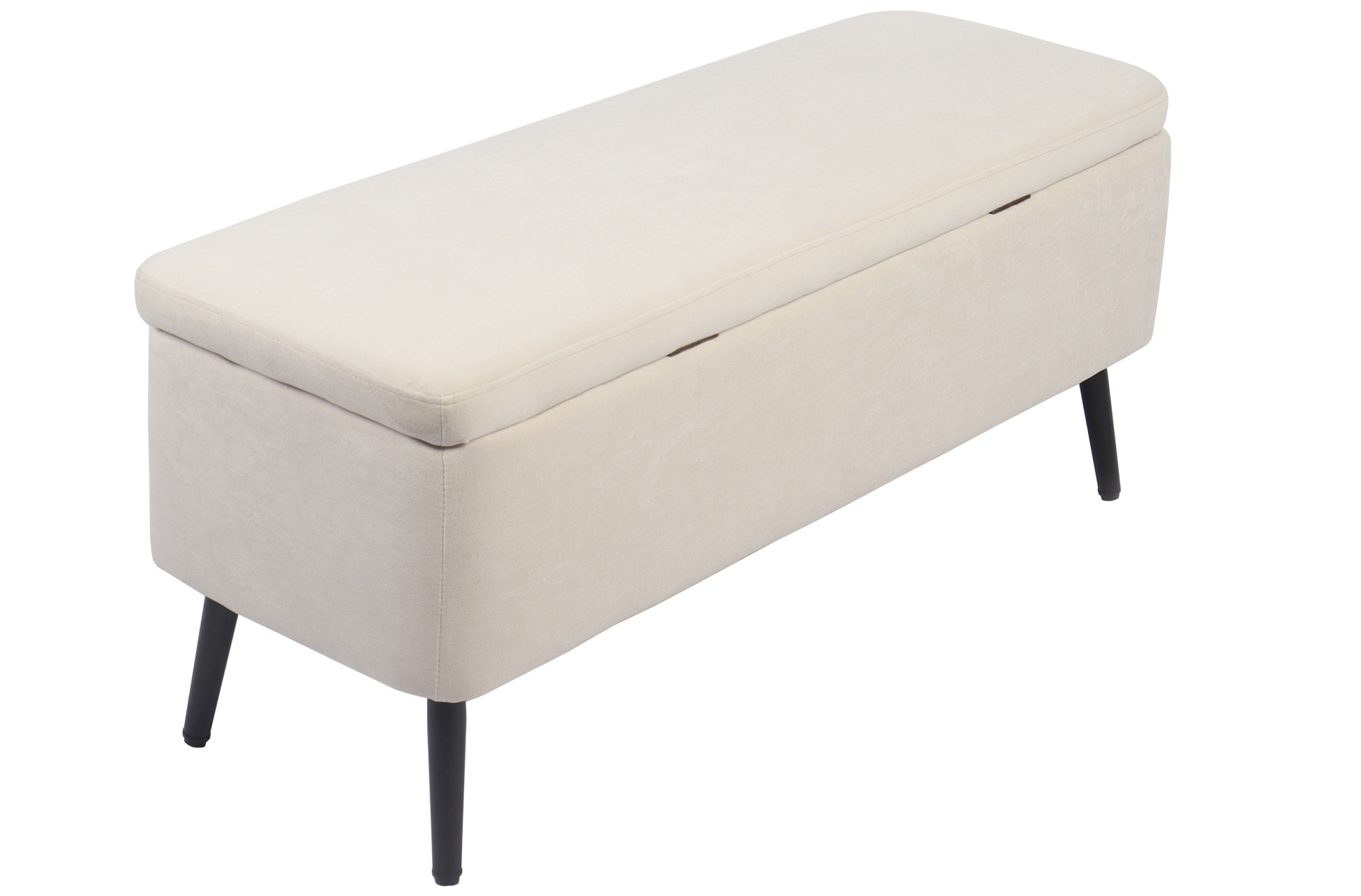 BAUL TAPIZADO MAISON 110 x 40 CM MICROFIBRA CREMA - Imagen 5