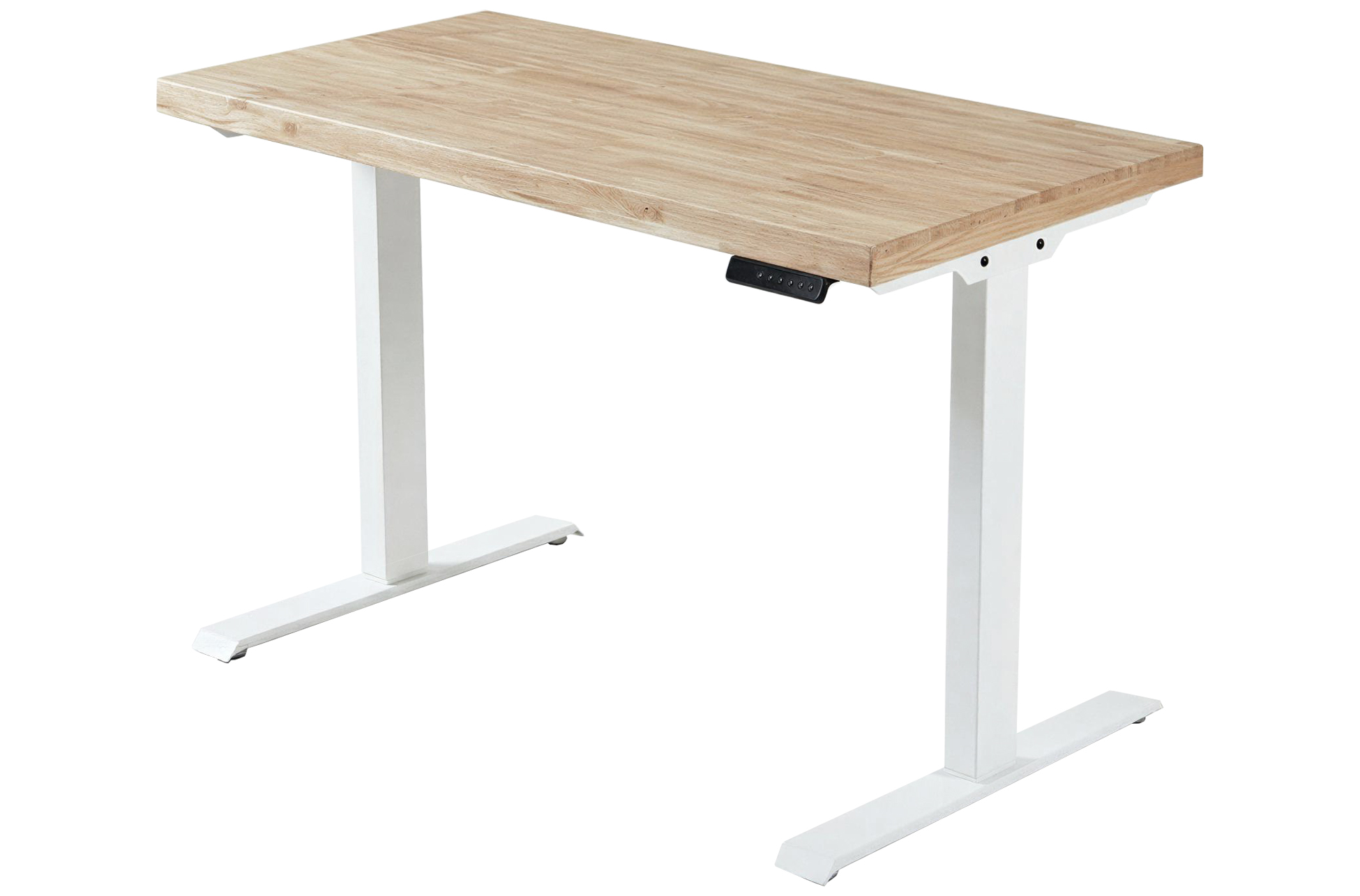 MESA ESCRITORIO / DESPACHO MOTORIZADA ELEVABLE STAND 140 x 70 CM NORDISH / BLANCO. - Imagen 2