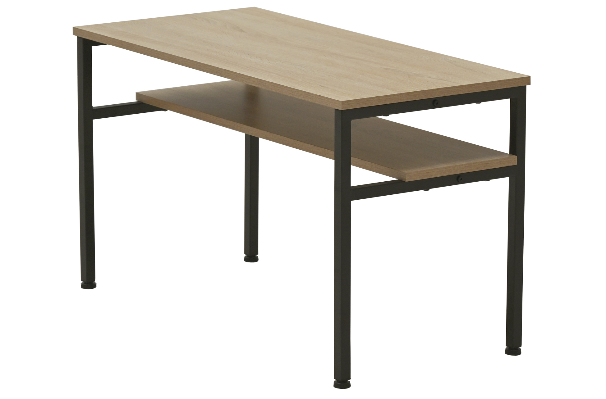 MESA CENTRO DECK 80 x 40 CM OAK / NEGRO - Imagen 2