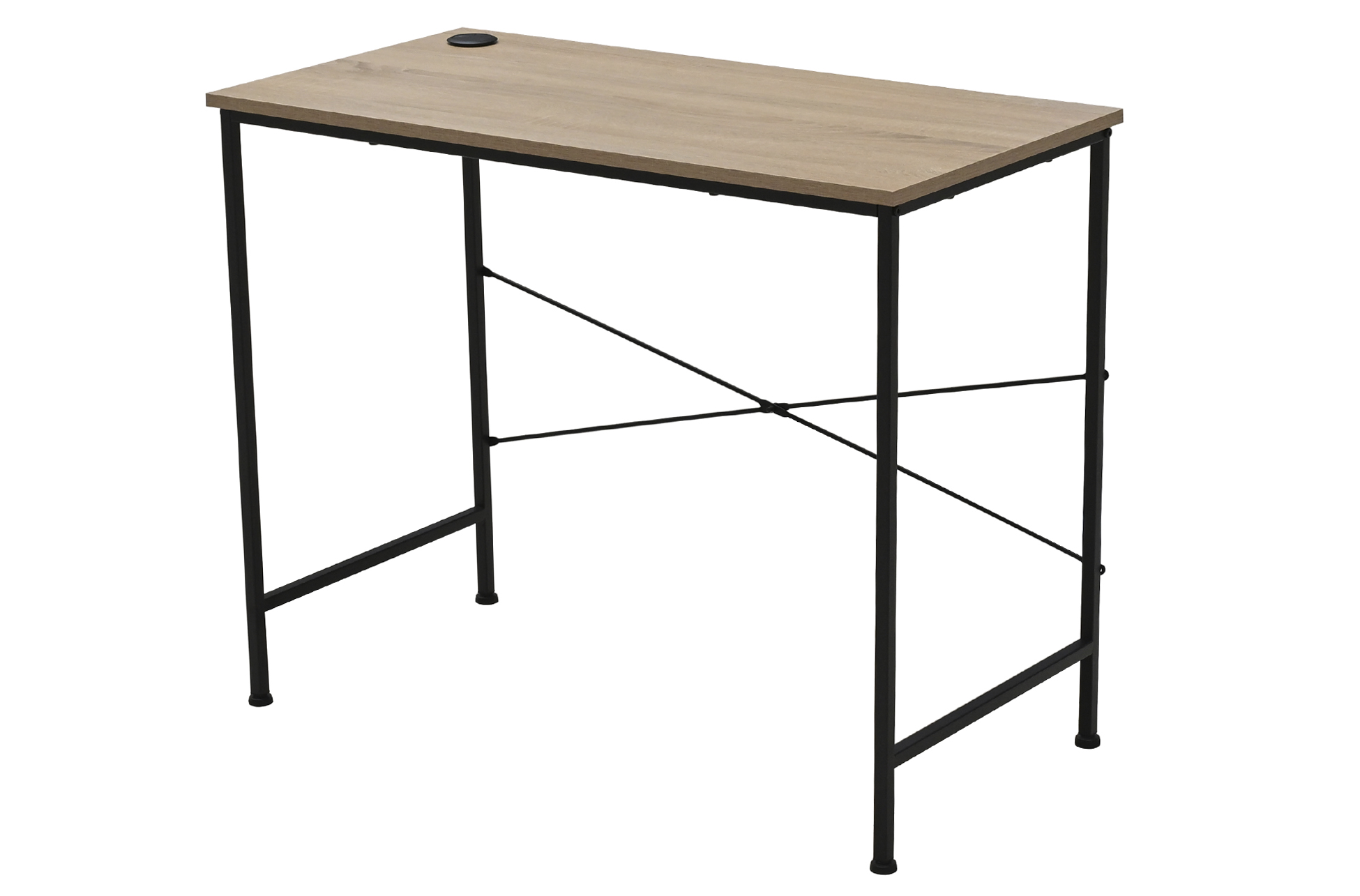 ESCRITORIO DECK 90 x 45 CM OAK / NEGRO - Imagen 2
