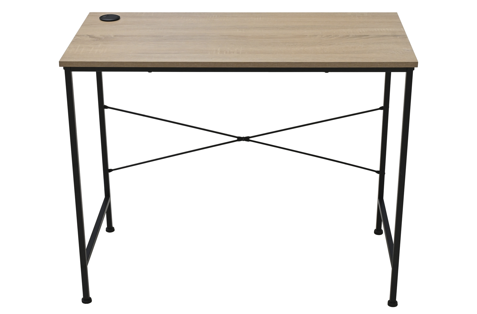 ESCRITORIO DECK 90 x 45 CM OAK / NEGRO - Imagen 3