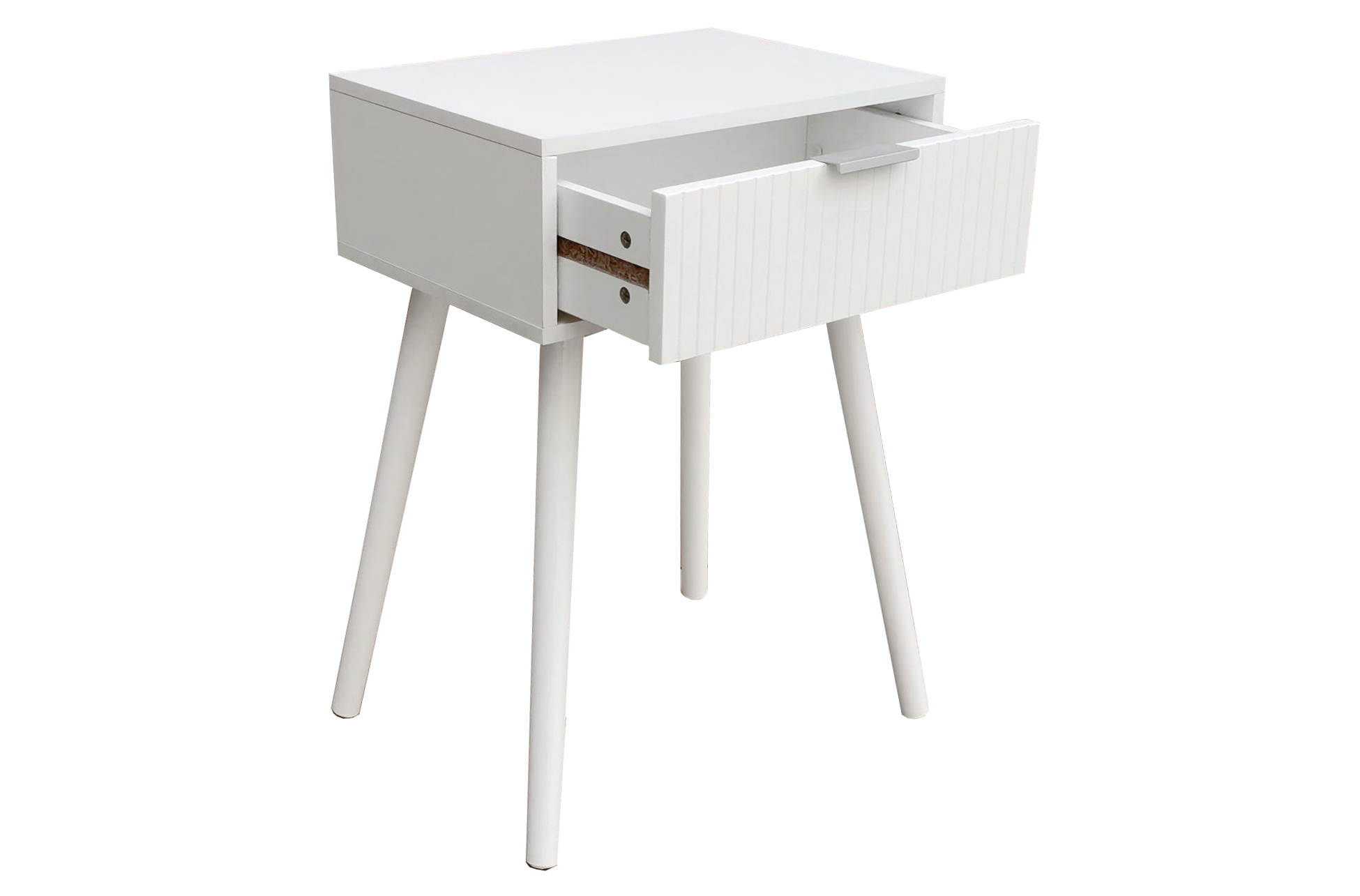 MESILLA DE NOCHE 40 x 30 CM FREYA BLANCO. - Imagen 2