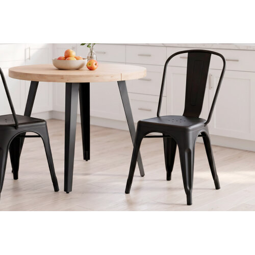 SILLA COMEDOR / COCINA TOLIX PP NEGRO