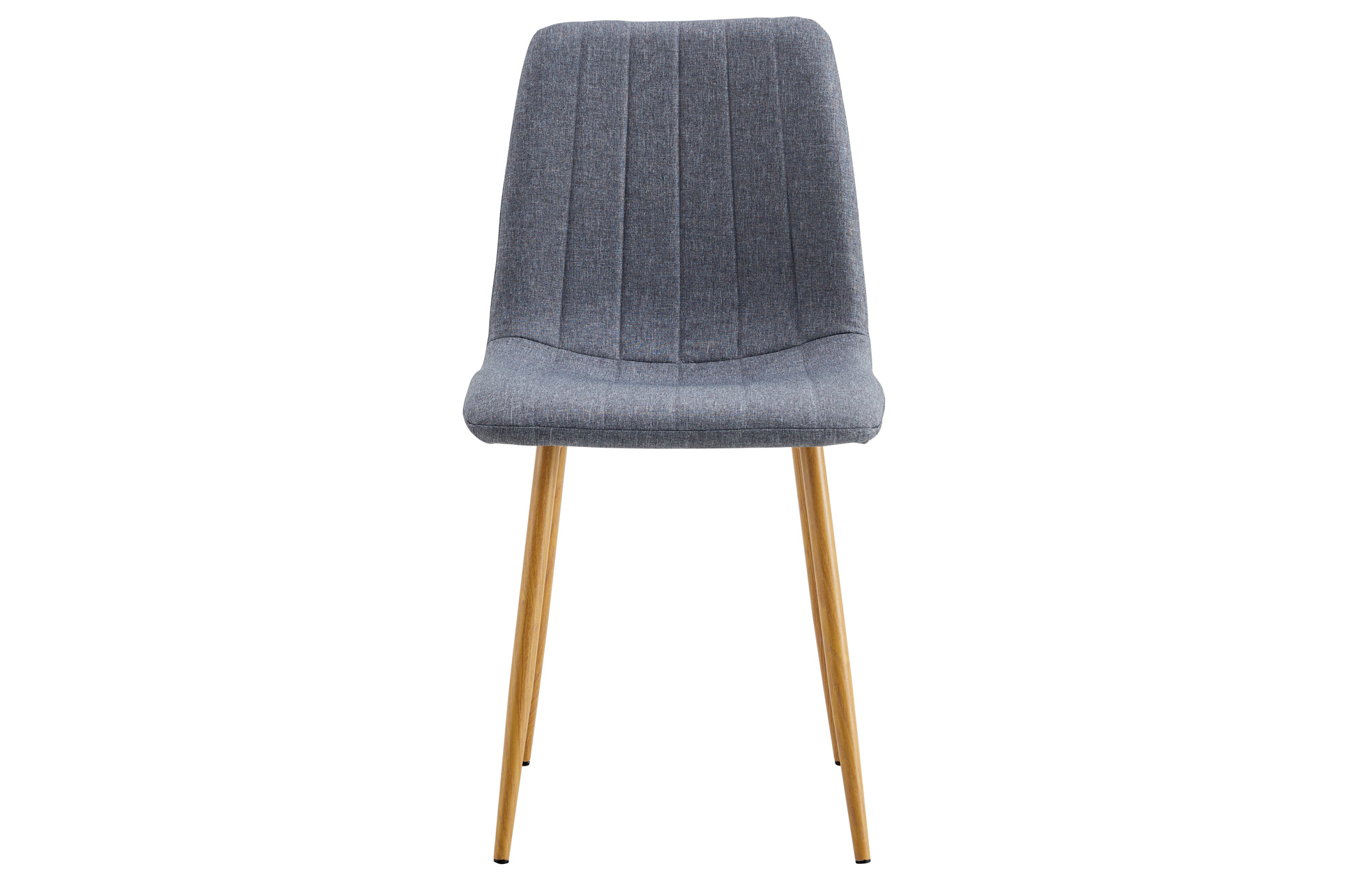 SILLA COMEDOR NAILS TEJIDO GRIS / OAK. - Imagen 3