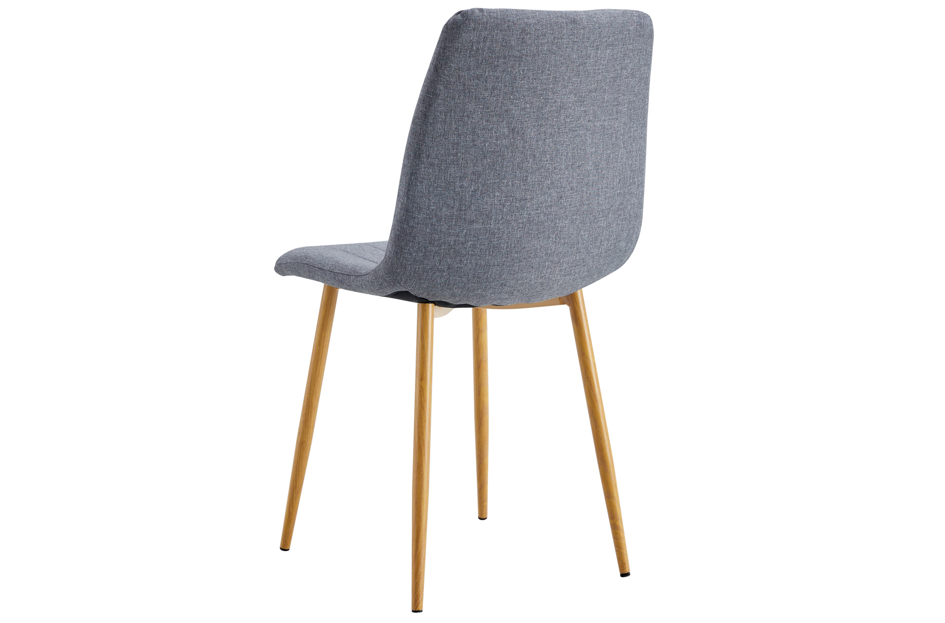 SILLA COMEDOR NAILS TEJIDO GRIS / OAK. - Imagen 5