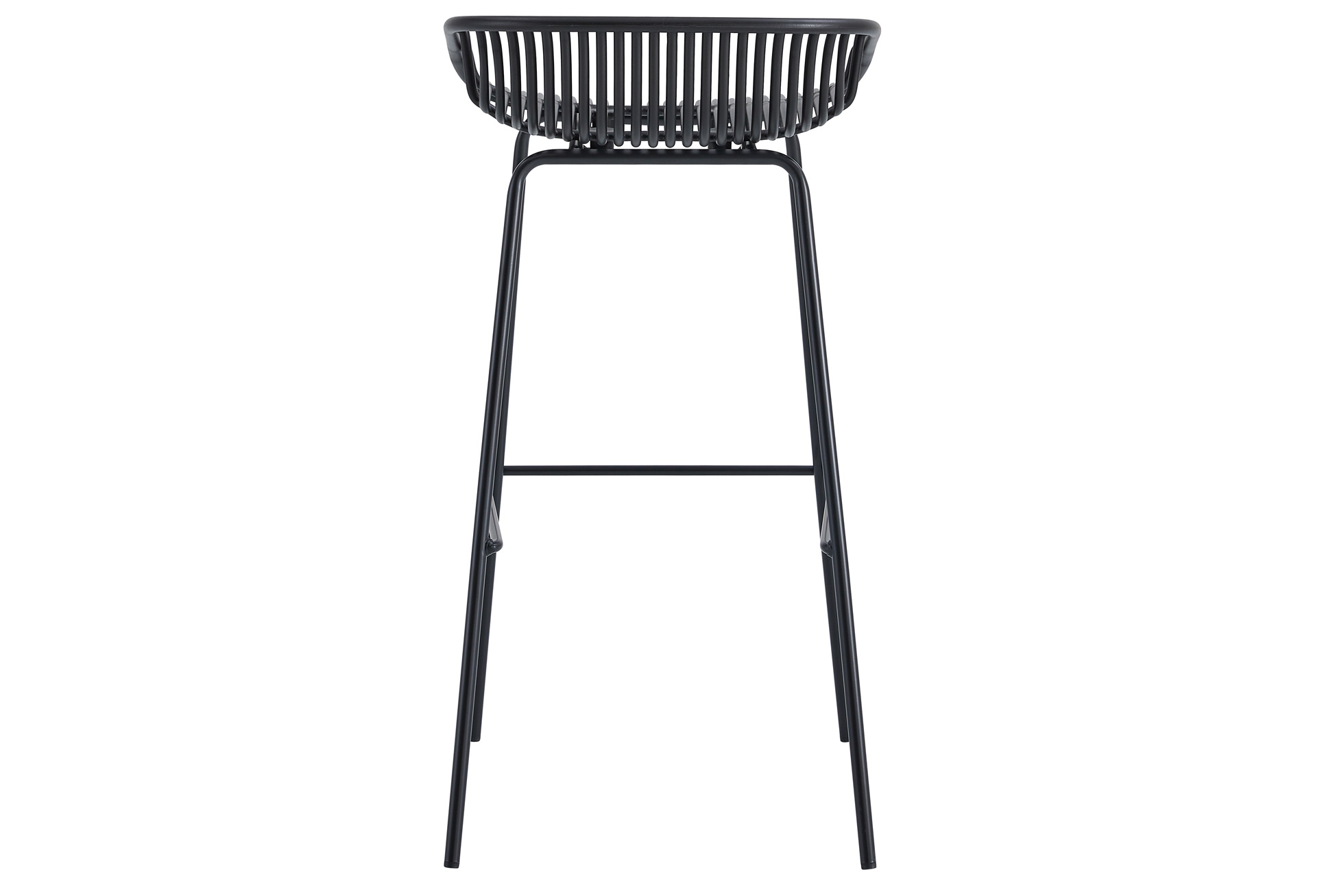 TABURETE ALTO SHELL NEGRO. - Imagen 6