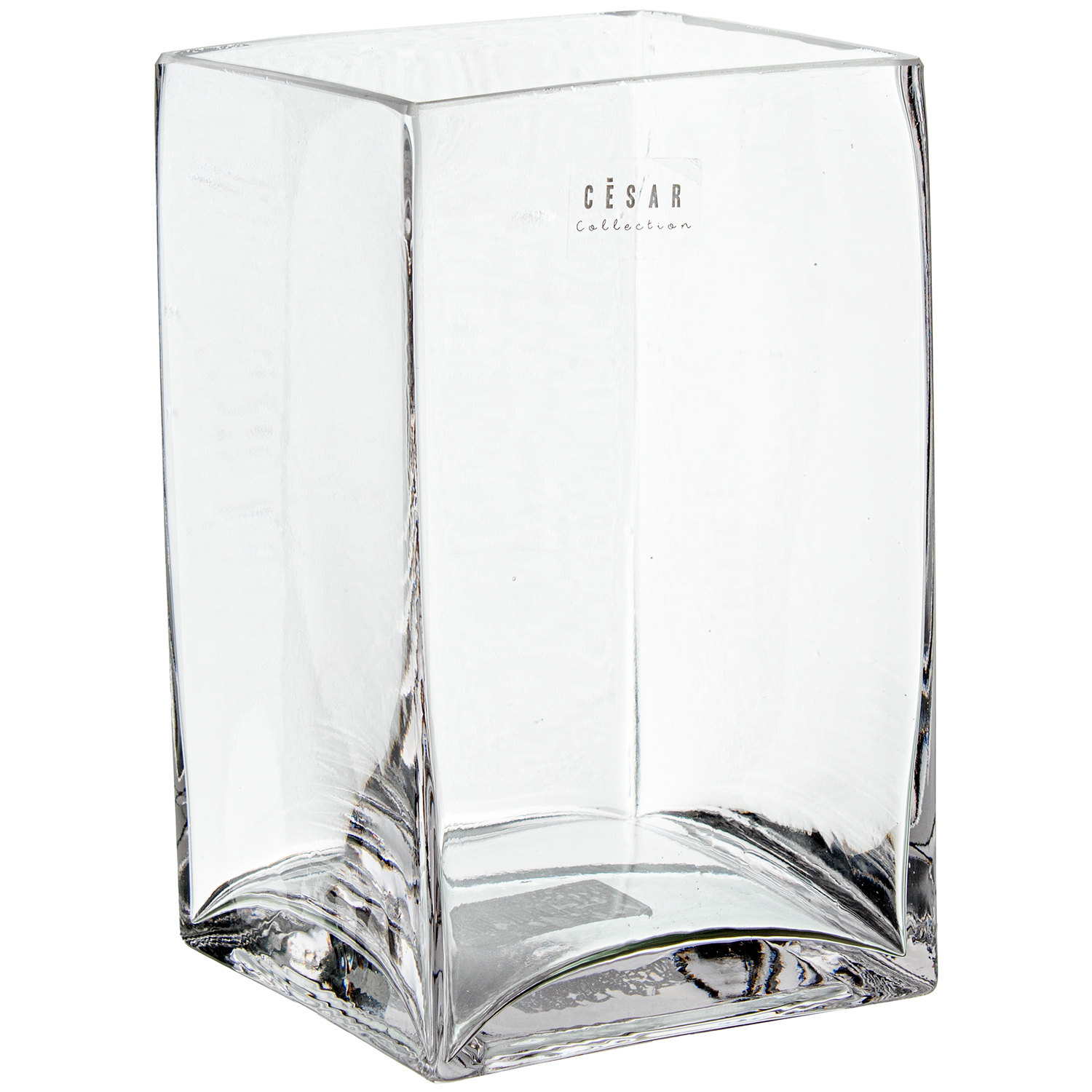 JARRÓN CRISTAL TRANSPARENTE