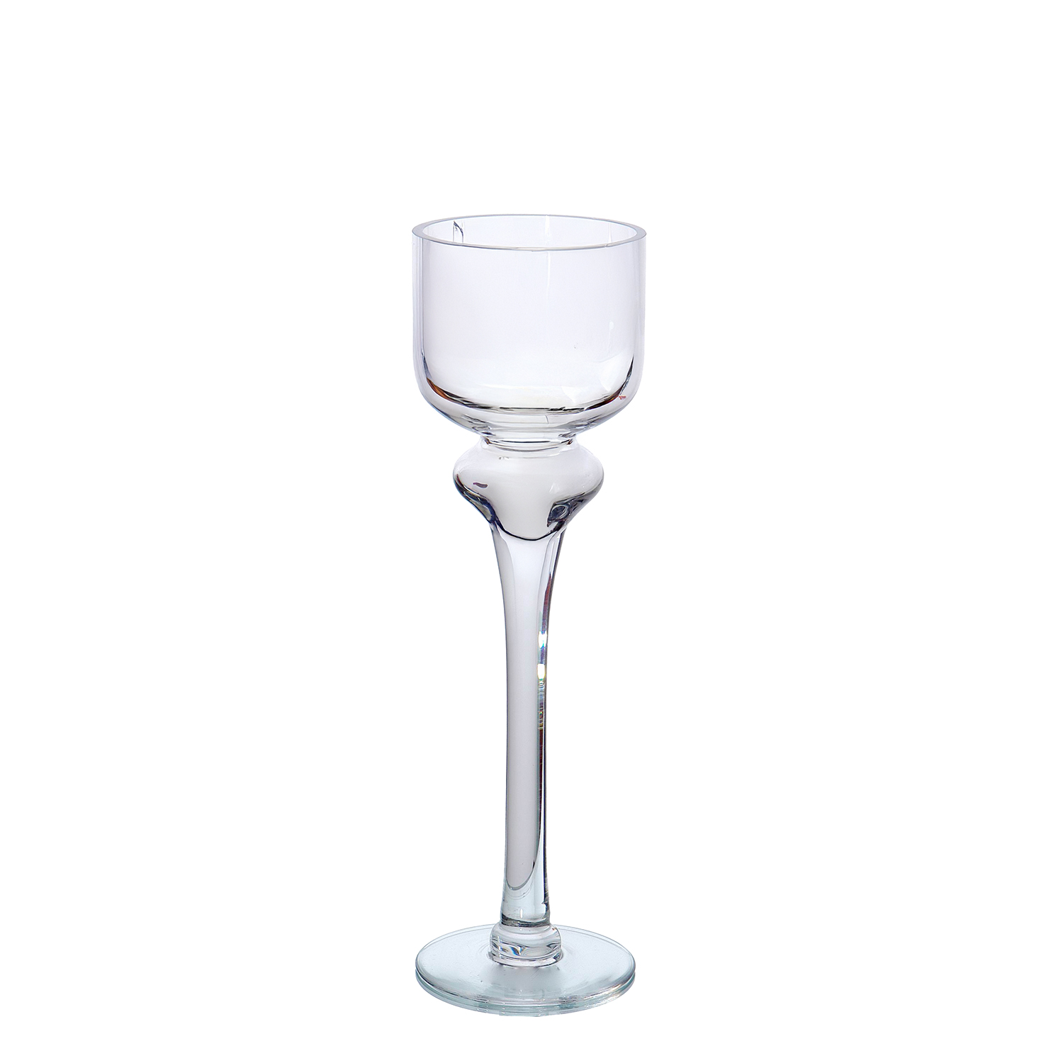 PORTAVELAS CRISTAL TRANSPARENTPIE