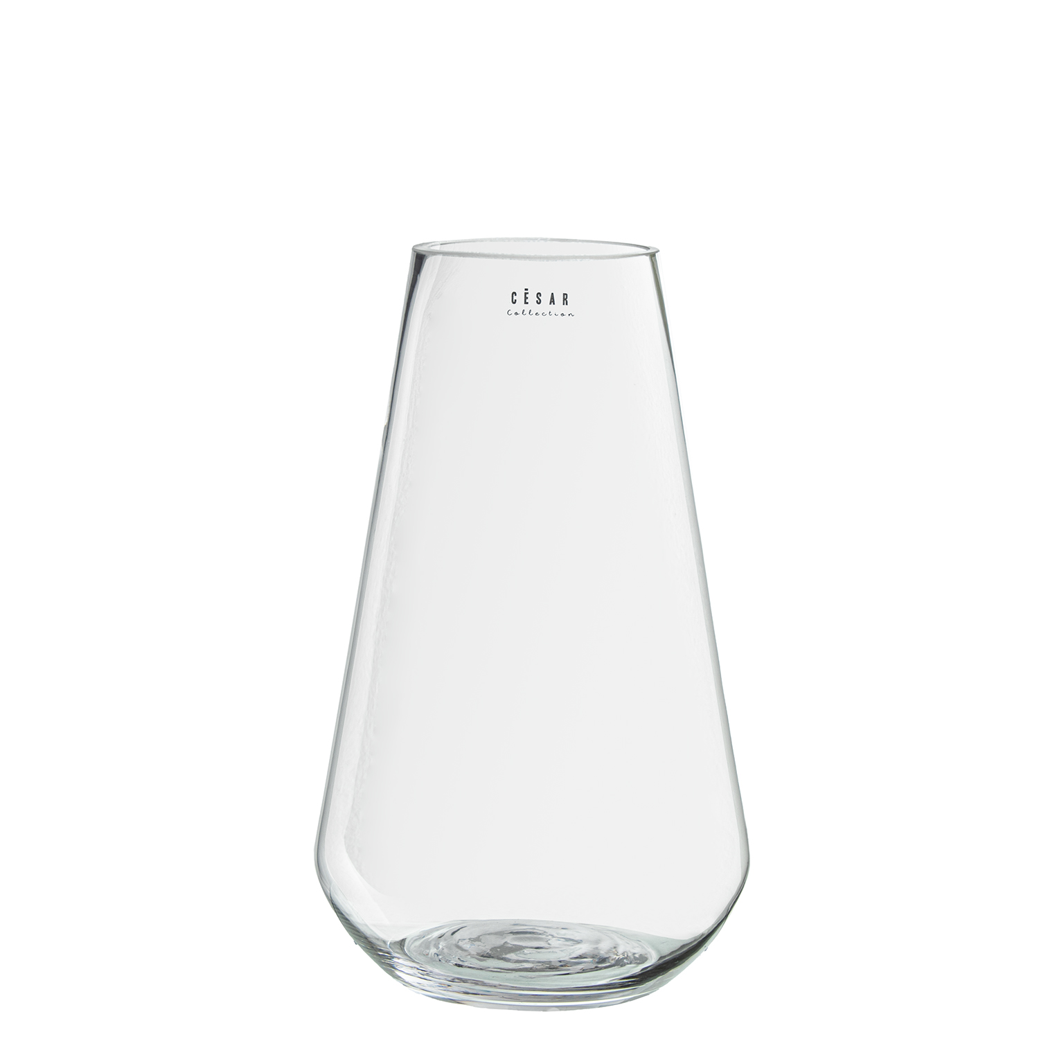 JARRÓN CRISTAL TRANSPARENTE