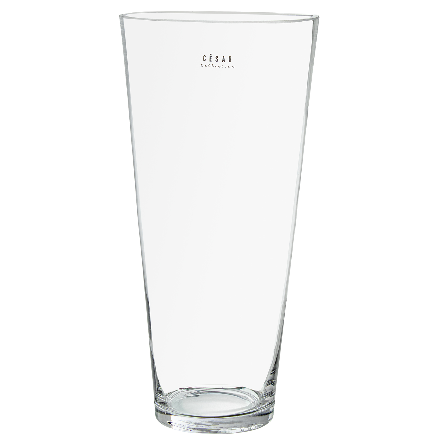 JARRÓN CRISTAL TRANSPARENTE