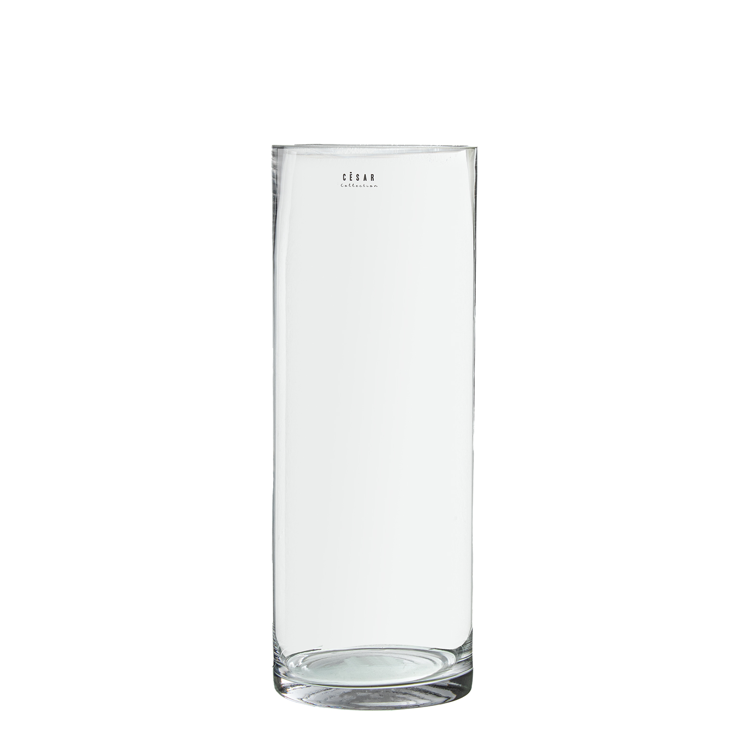 JARRÓN CRISTAL TRANSPARENTE CILINDRO