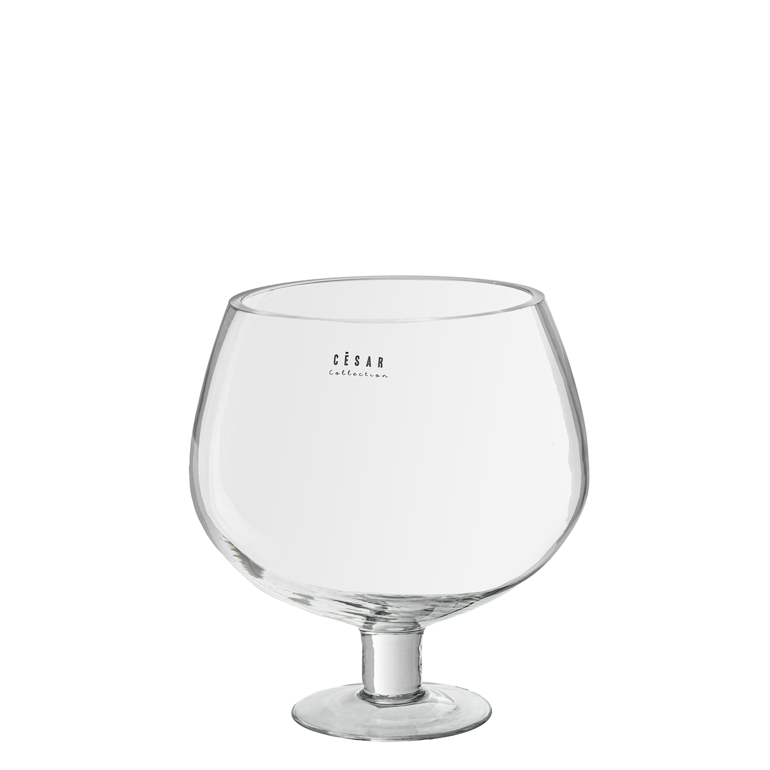 JARRÓN CRISTAL TRANSPARENTE C/