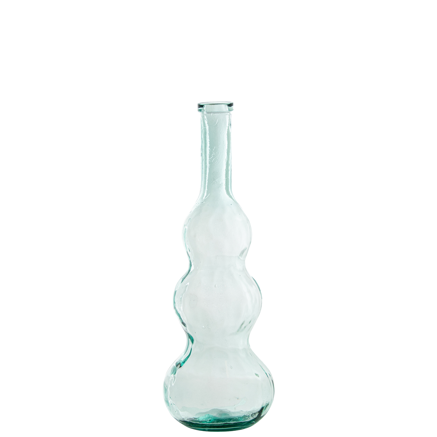 JARRÓN VIDRIO RECICLADO 75CM TTRANSPARENTE