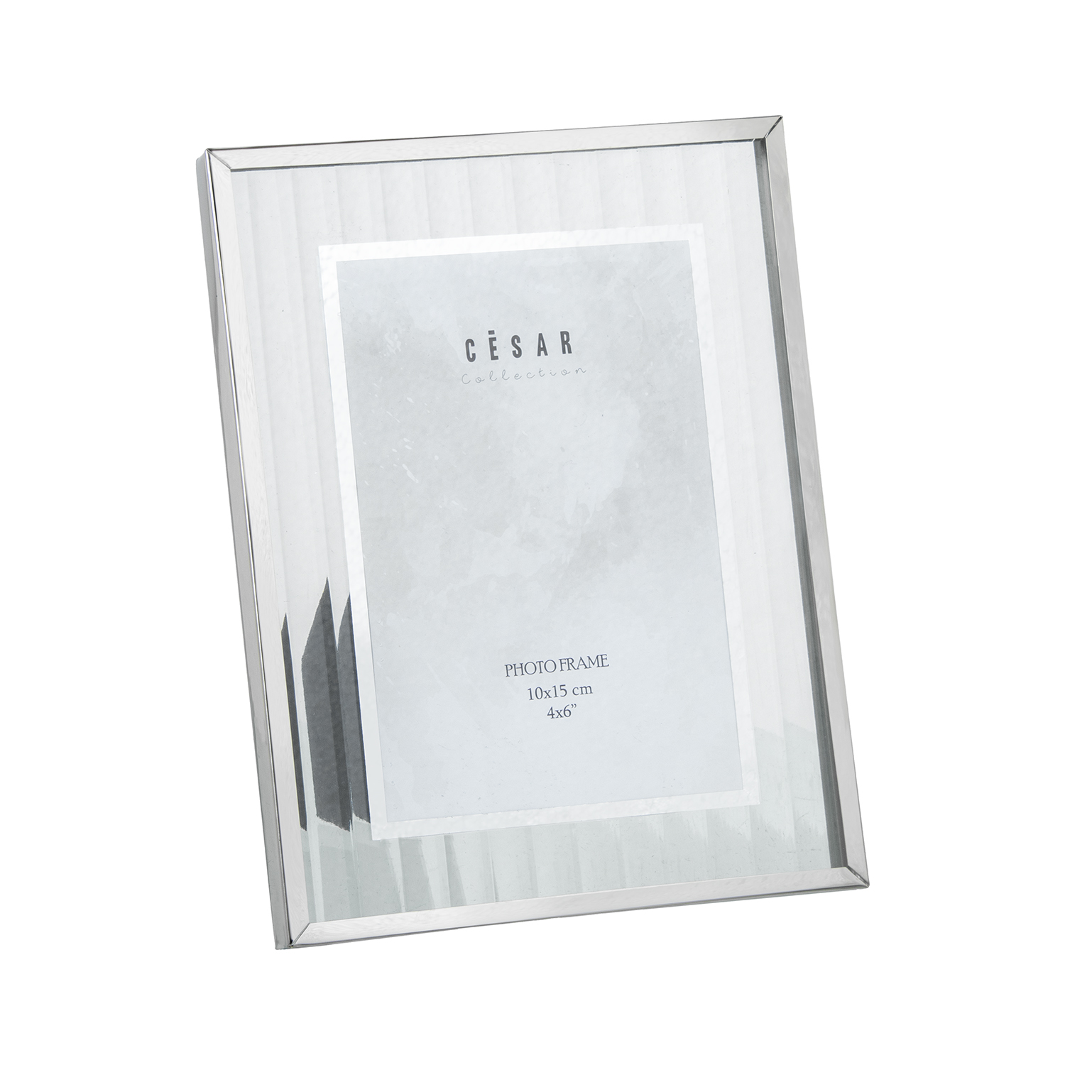 PORTAFOTOS 10X15CM CRISTAL C/B