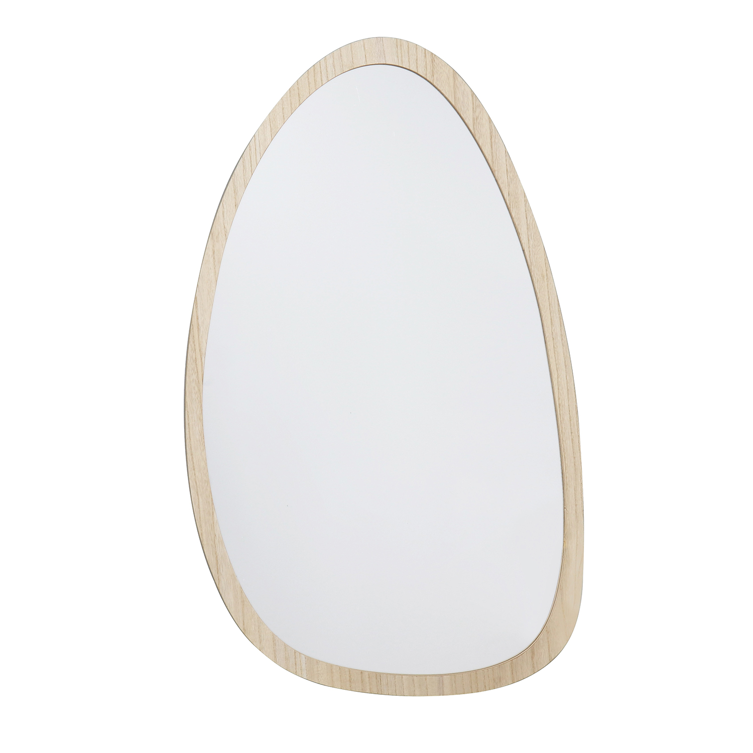 ESPEJO PARED MADERA NATURAL, COLGADO VERTICAL Y HORIZONTAL