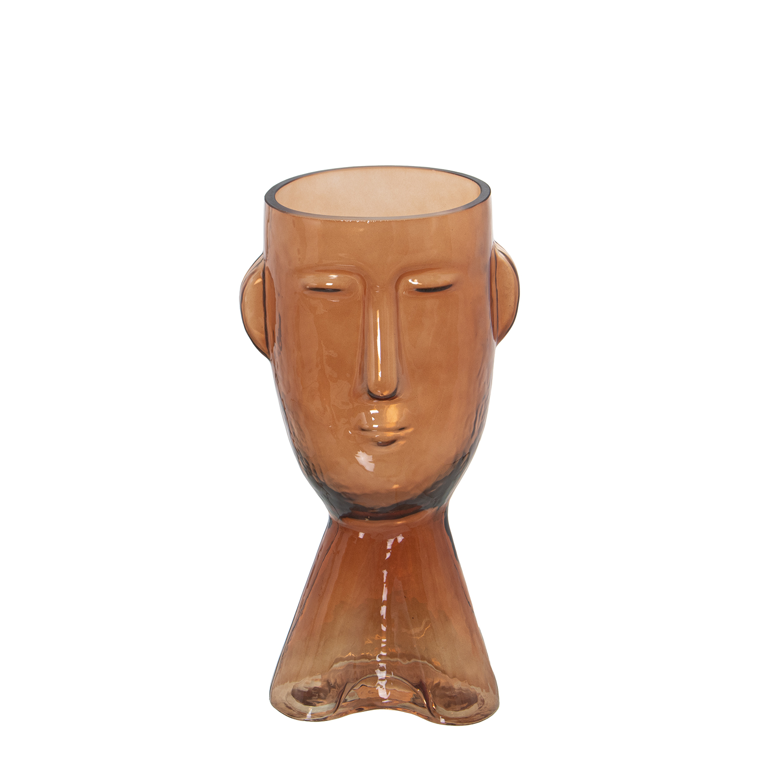 JARRÓN CRISTAL NARANJA ROSTRODA