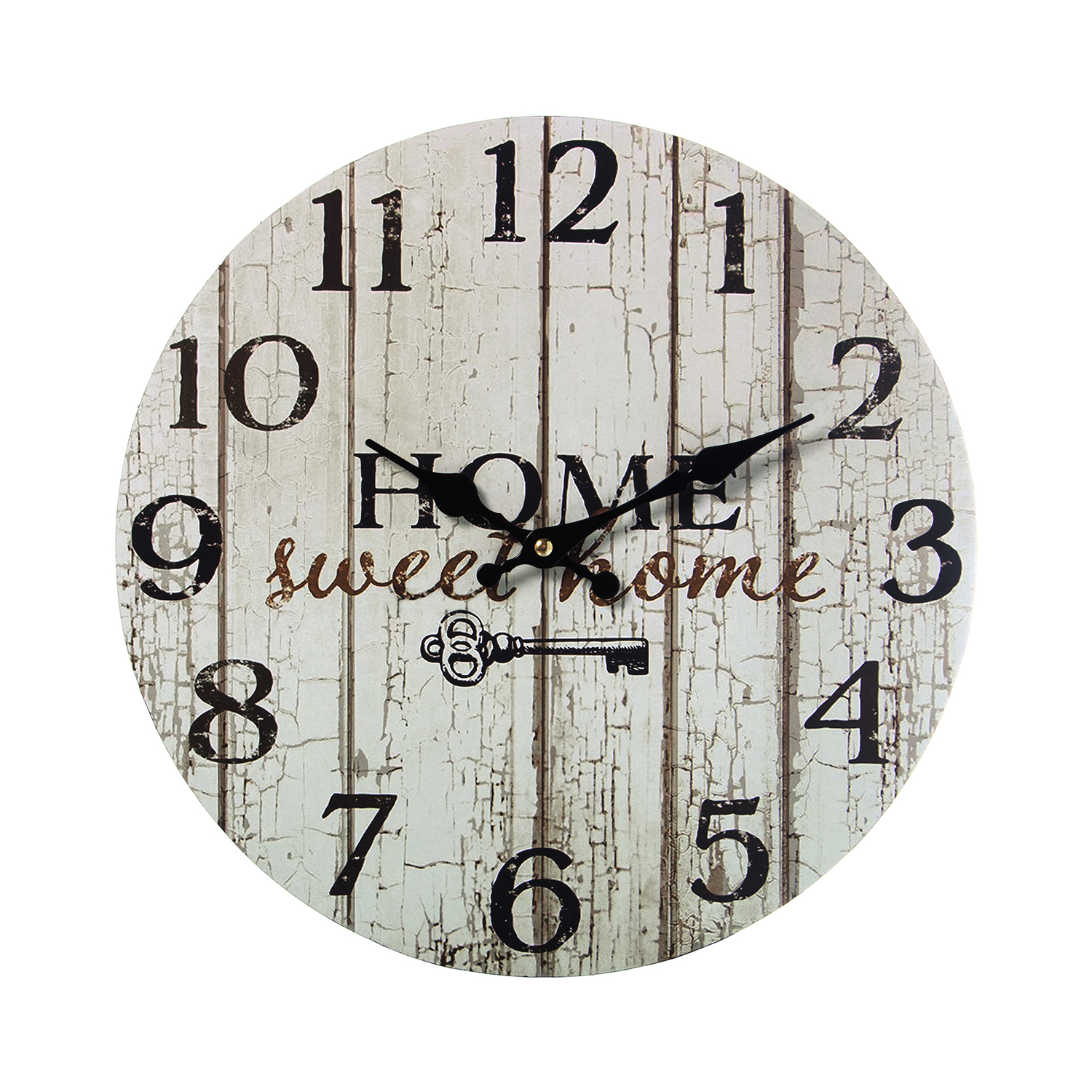 RELOJ PARED MADERA ø34CM