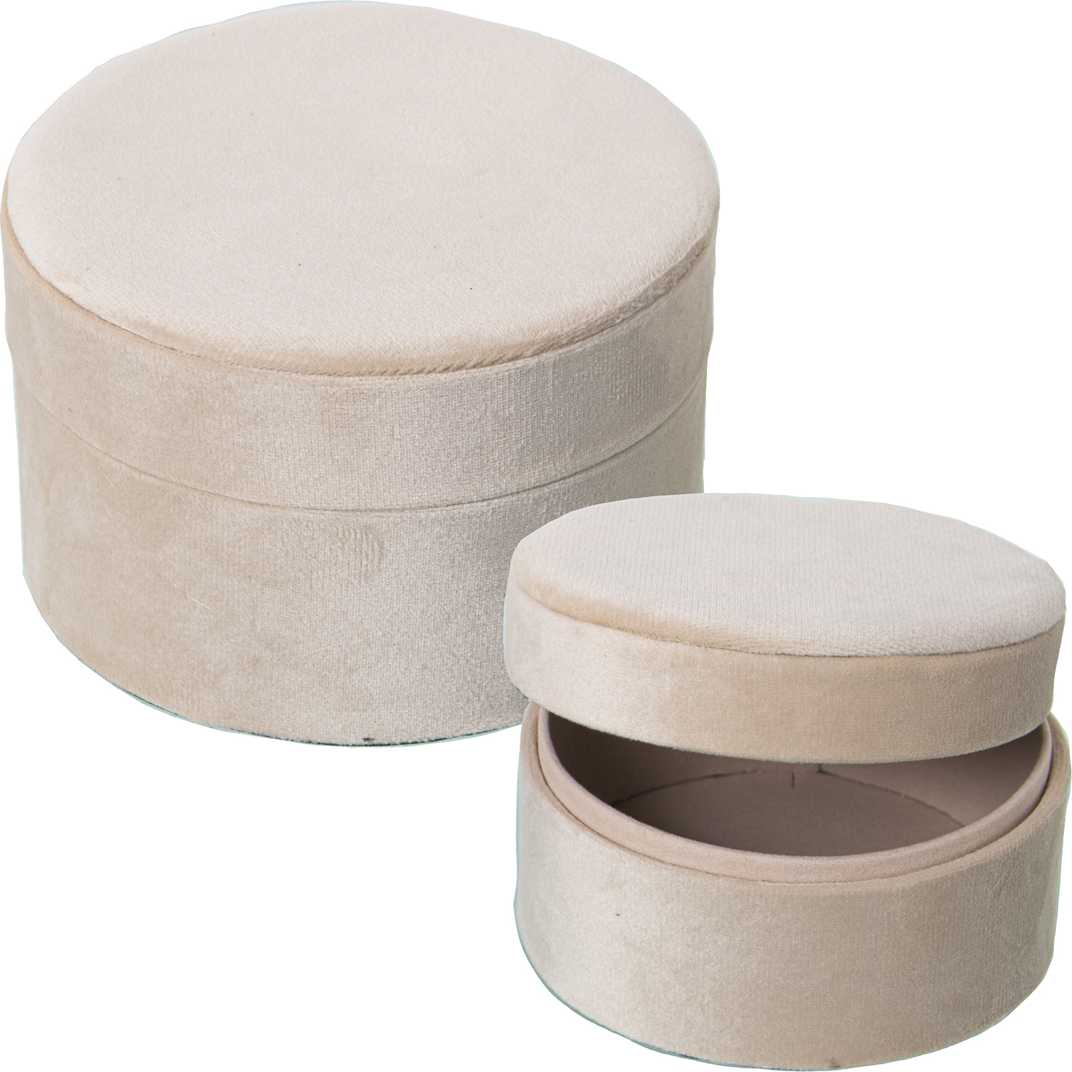SET 2 CAJAS JOYERO TERCIOPELOCZUL